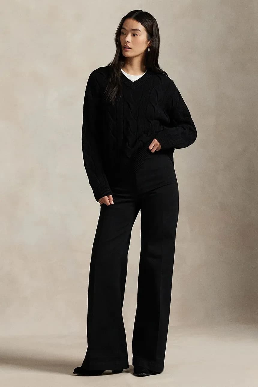 Женский шерстяной свитер - фото 3