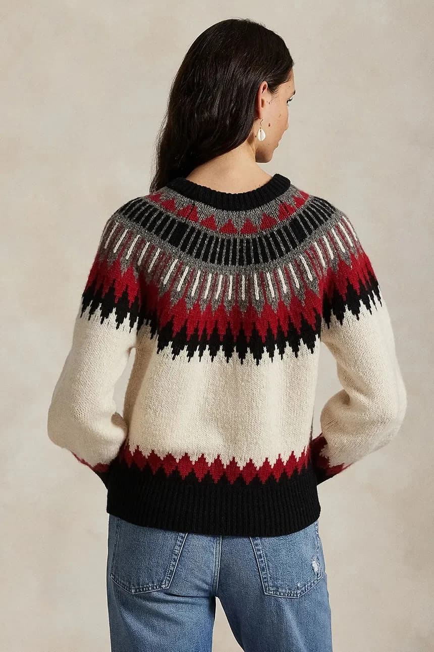 Женский шерстяной свитер - фото 2