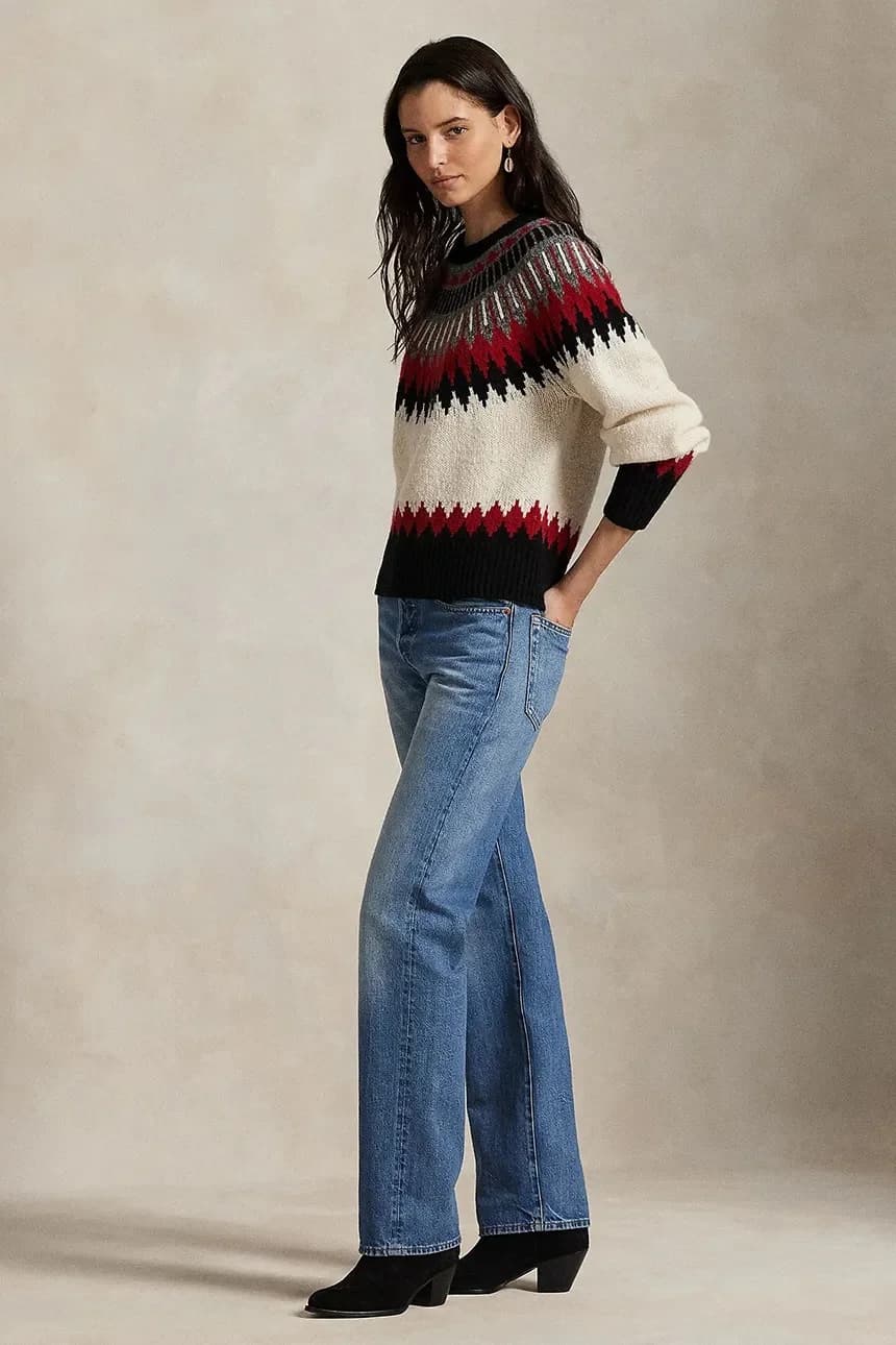 Женский шерстяной свитер - фото 3