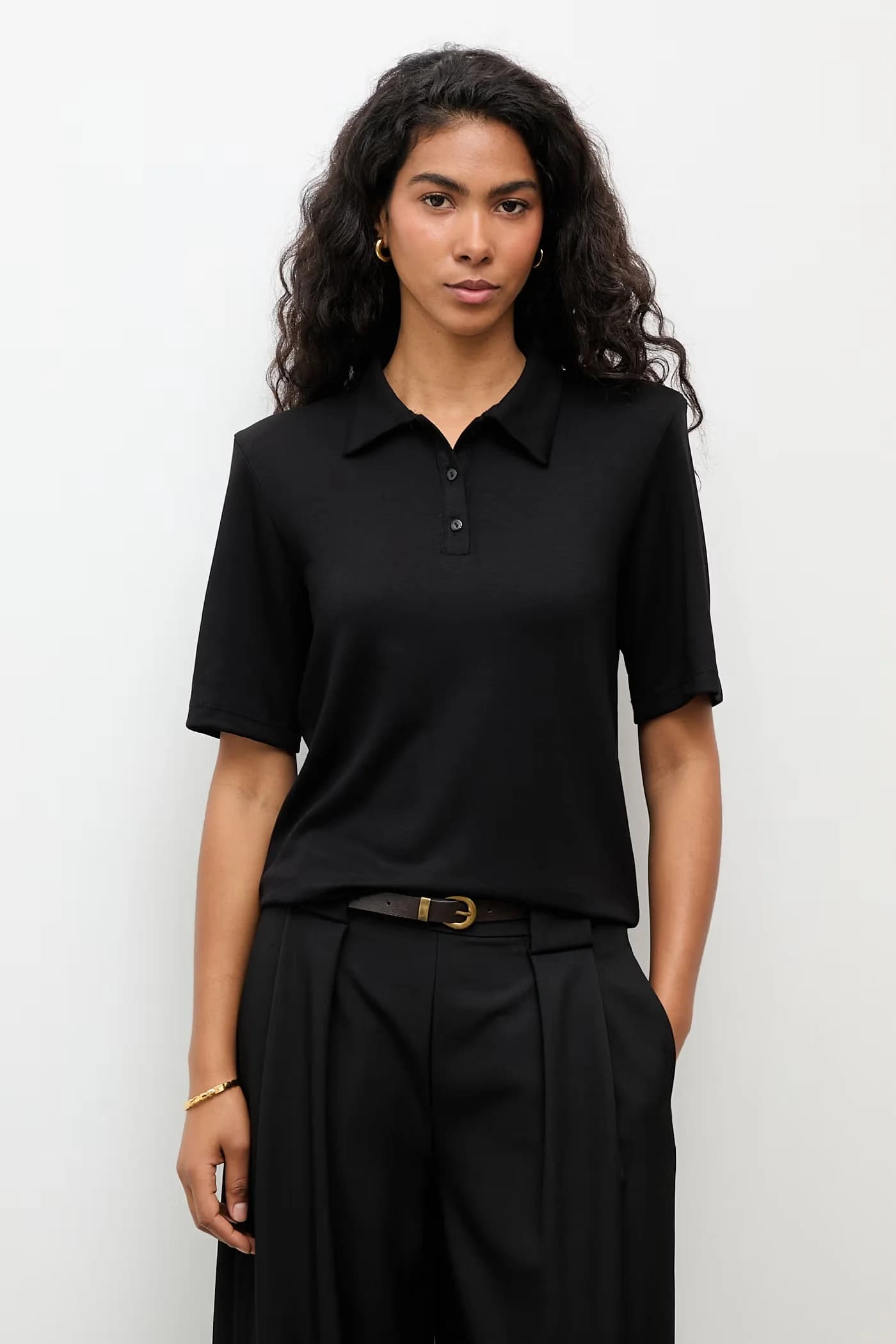 Женское поло с вискозой