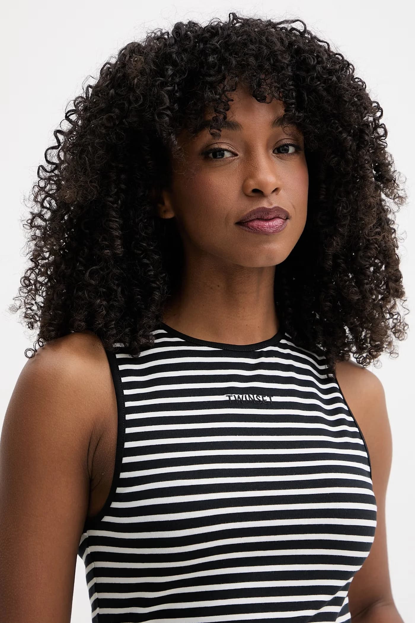 Женский хлопковый топ с эластаном - фото 4