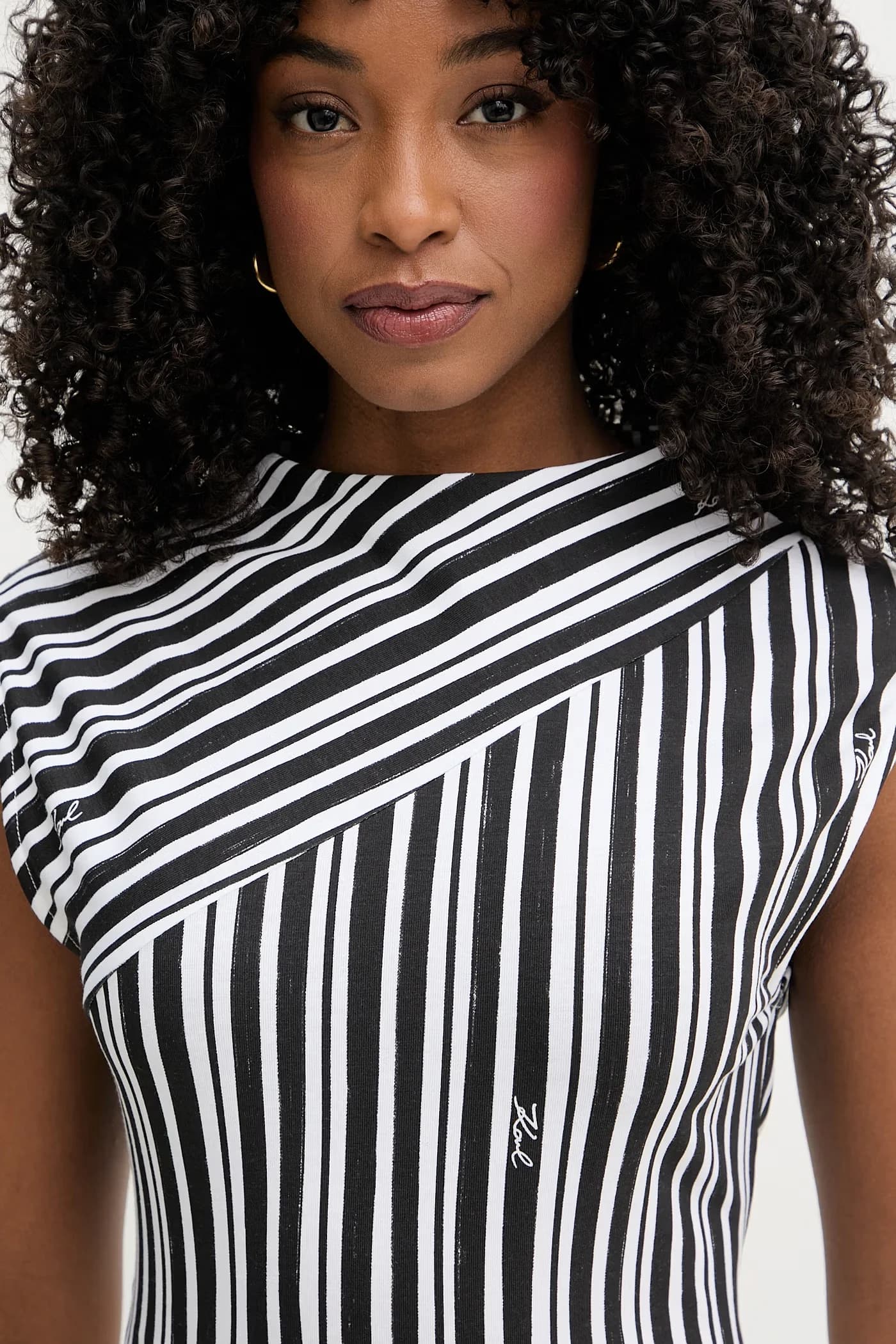 Женский хлопковый топ с эластаном - фото 4