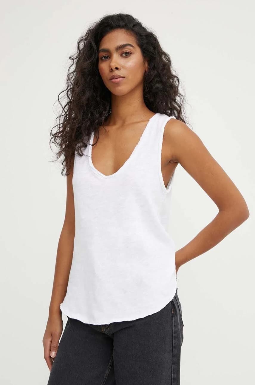 Хлопковый топ DEBARDEUR COL U