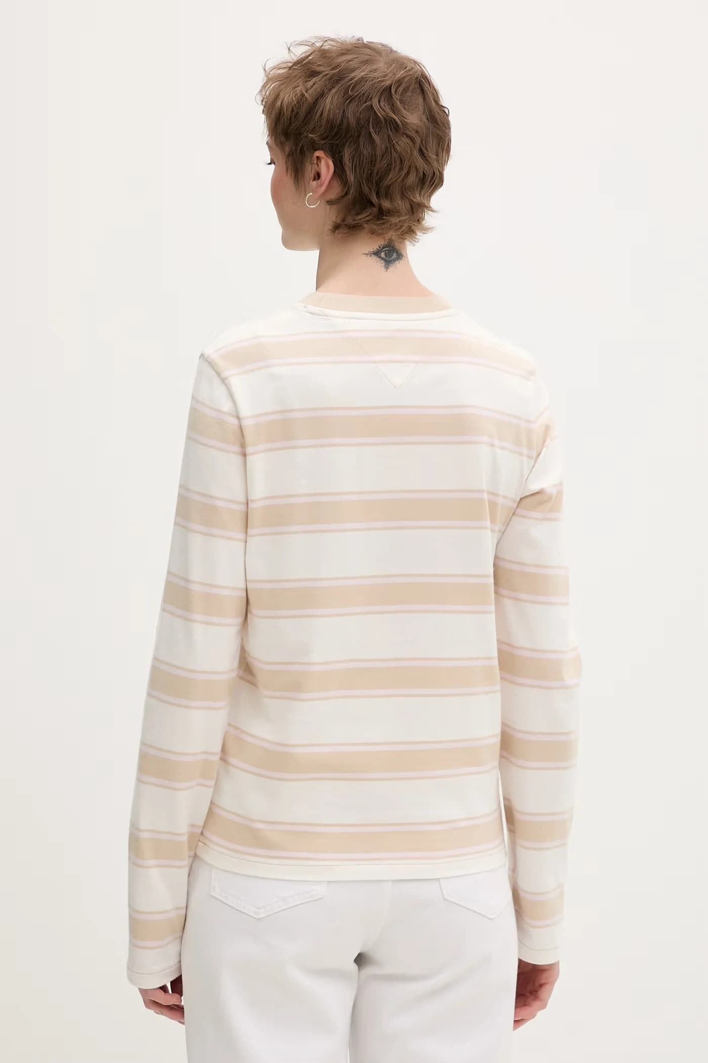 Женская хлопковая рубашка с длинным рукавом - фото 5