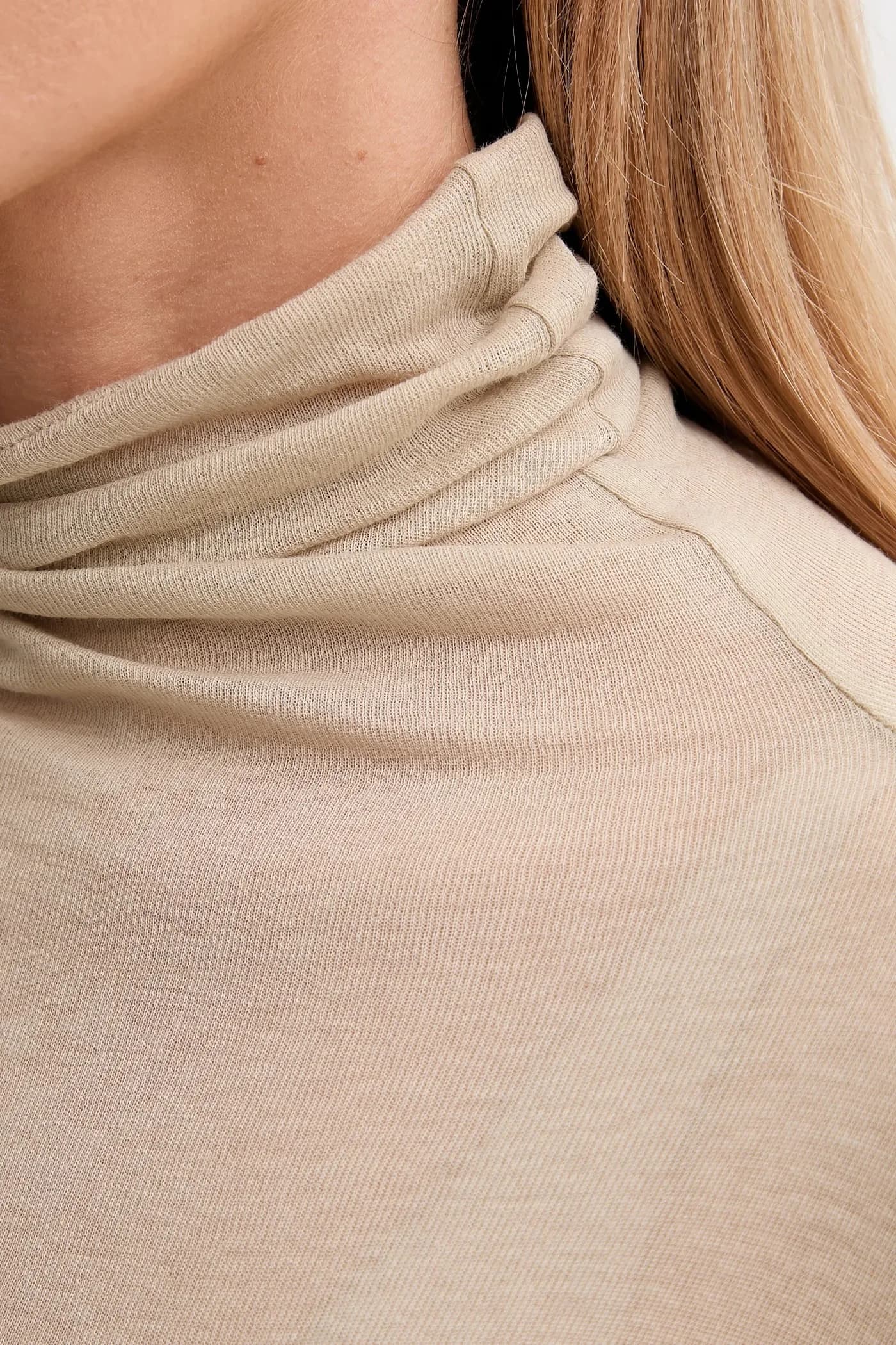 Хлопковая ФУТБОЛКА с длинными рукавами ML COL ROULE - фото 9