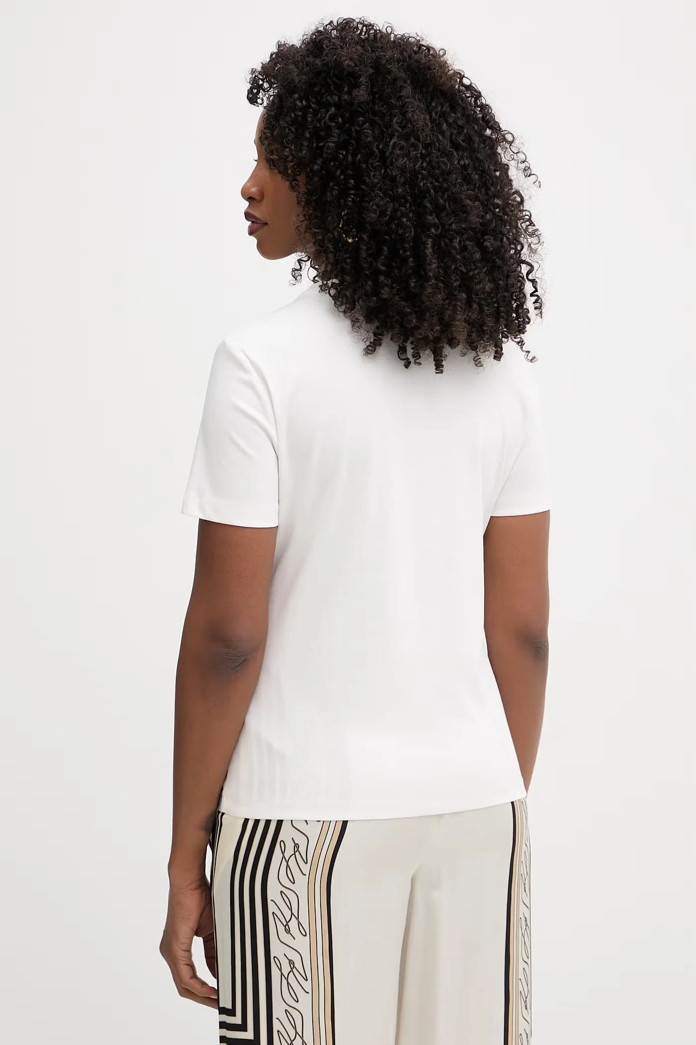 Женская хлопковая футболка - фото 5