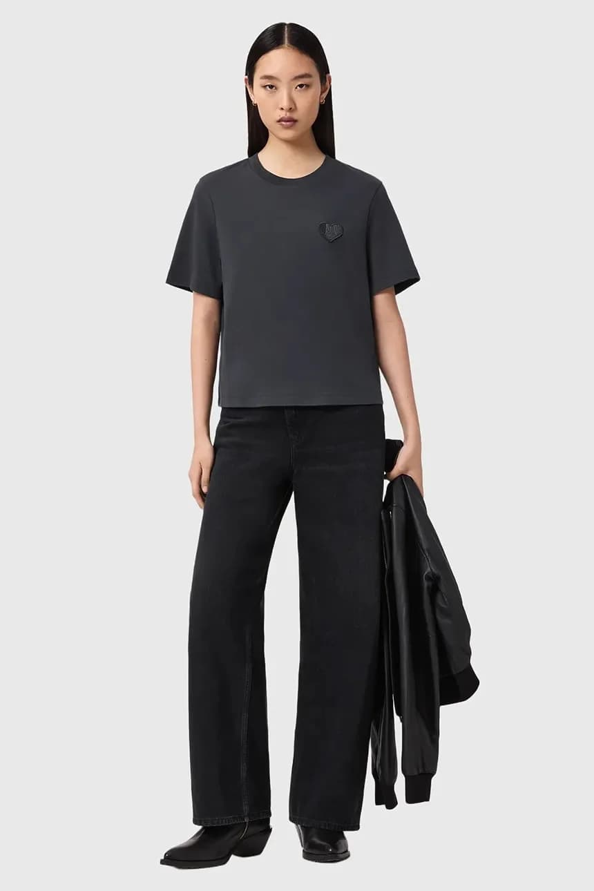 Женская хлопковая футболка - фото 5