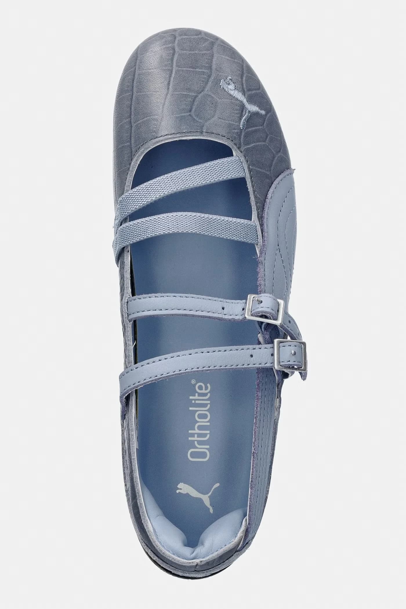 Балетки Speedcat Ballet из кожи крокодила - фото 7