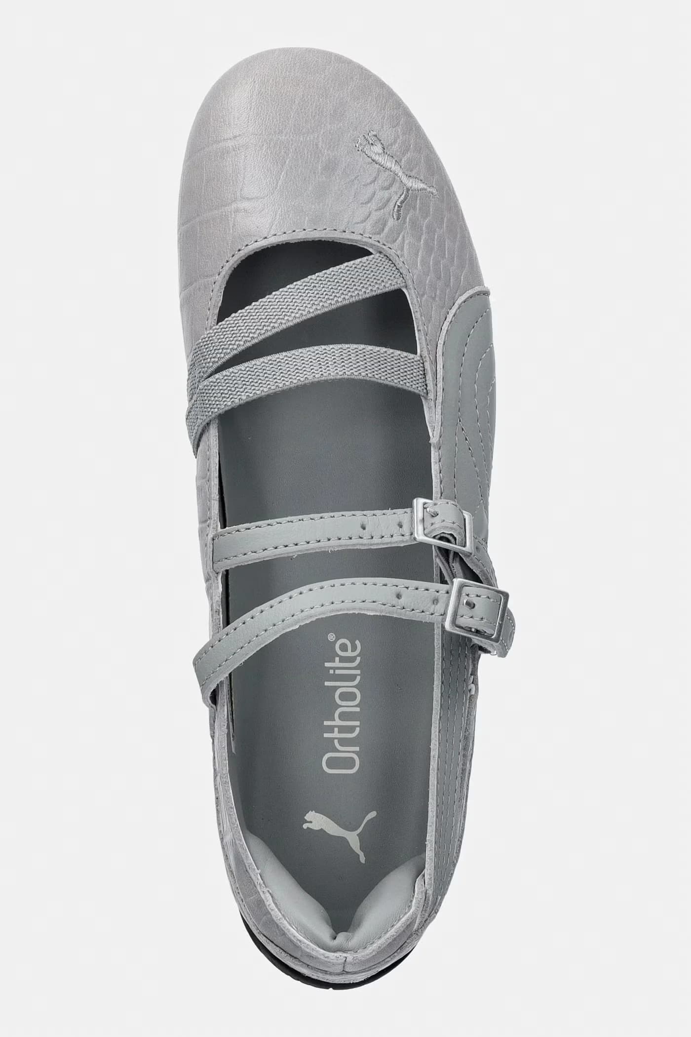 Балетки Speedcat Ballet из кожи крокодила - фото 7