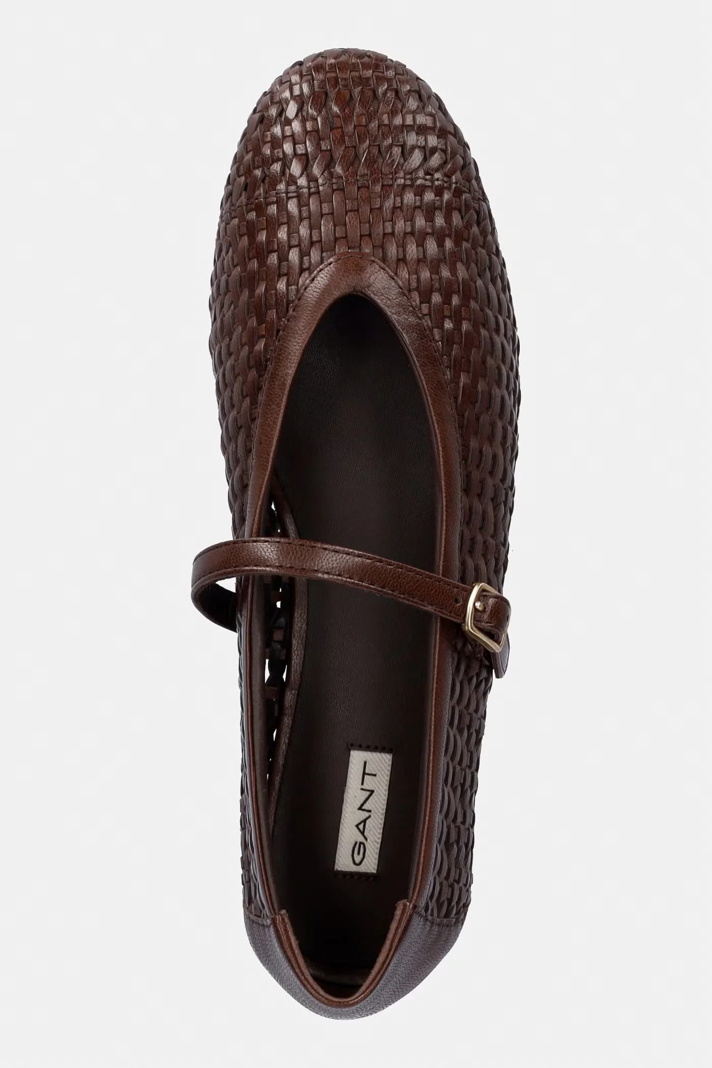 Кожаные балетки Chadii - фото 4