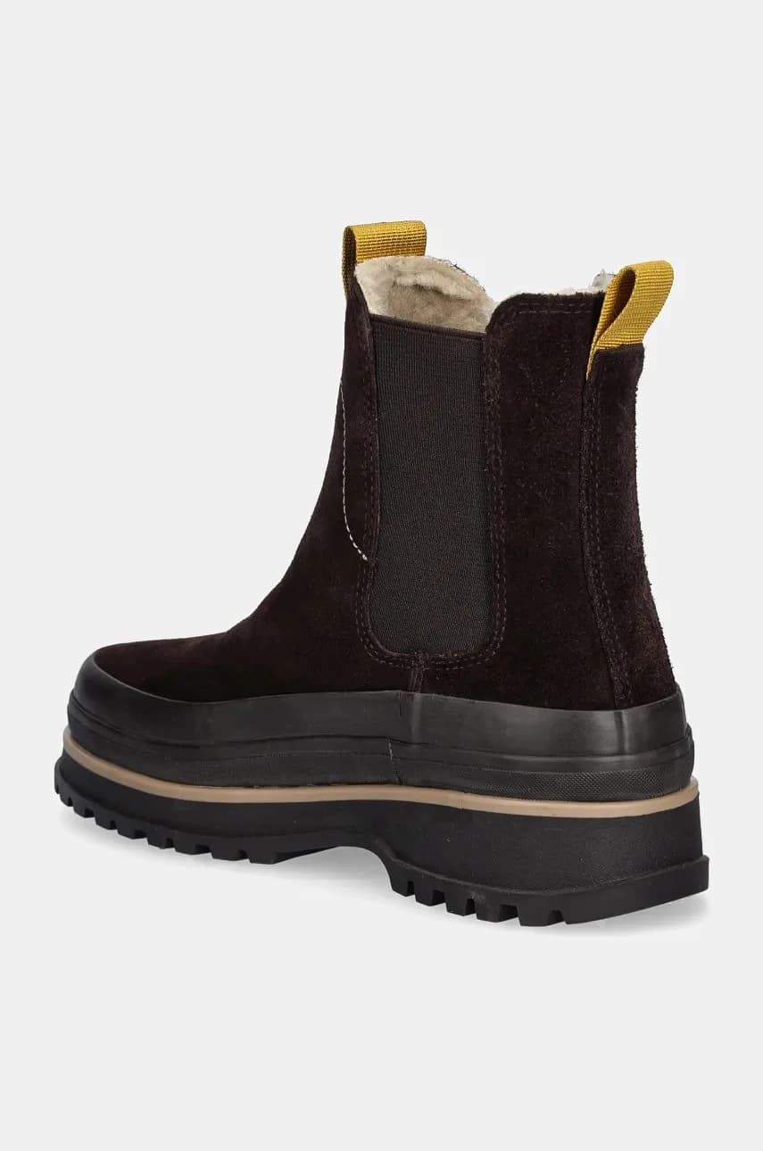 Зимние замшевые ботинки челси - фото 5
