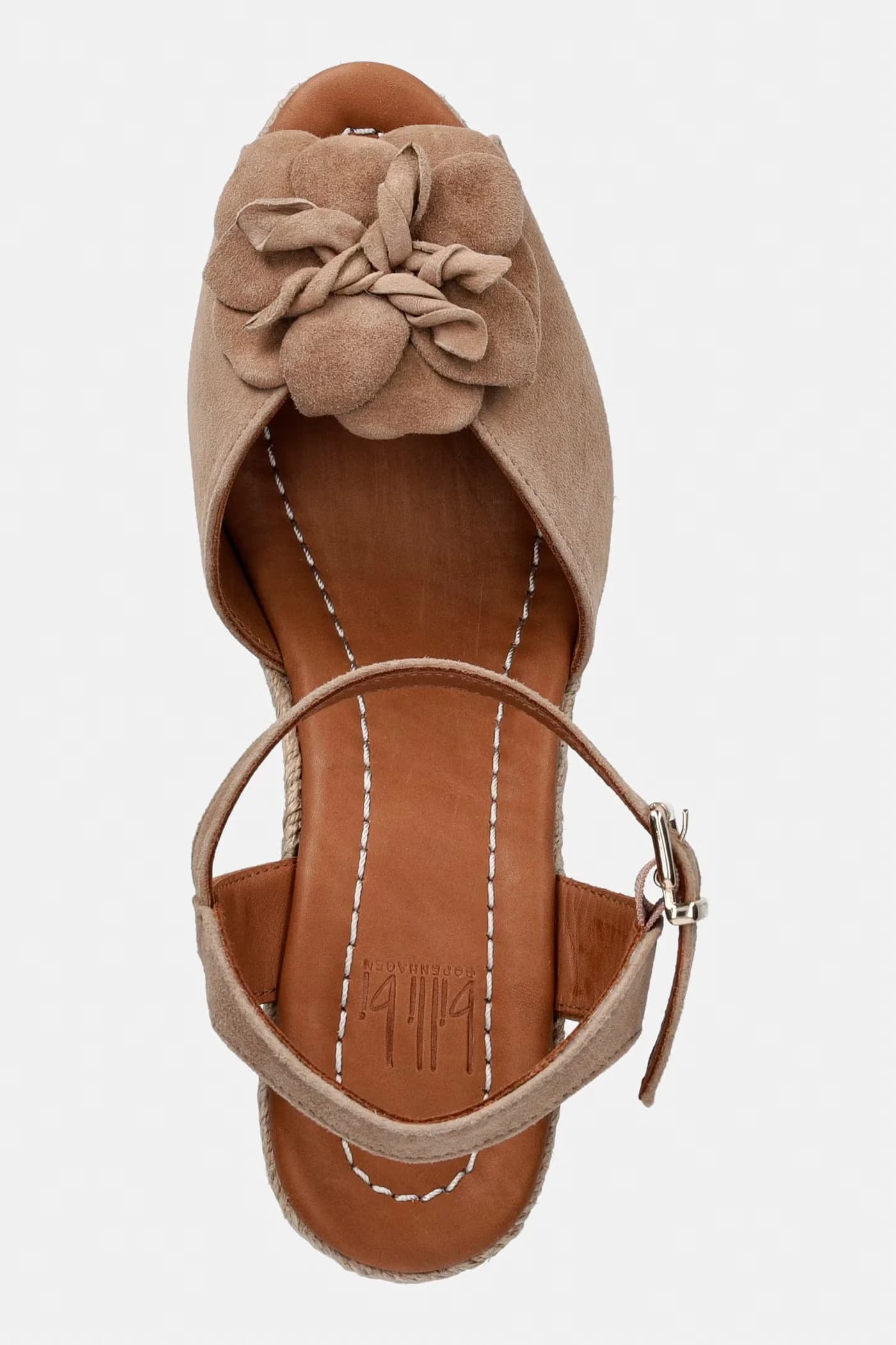 Женские эспадрильи на танкетке из нубука - фото 7