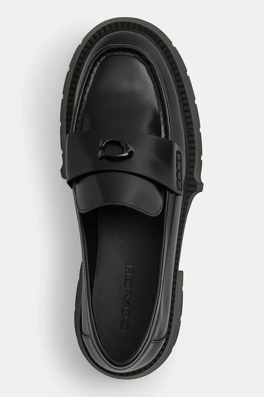 Кожаные мокасины Leah на платформе - фото 7