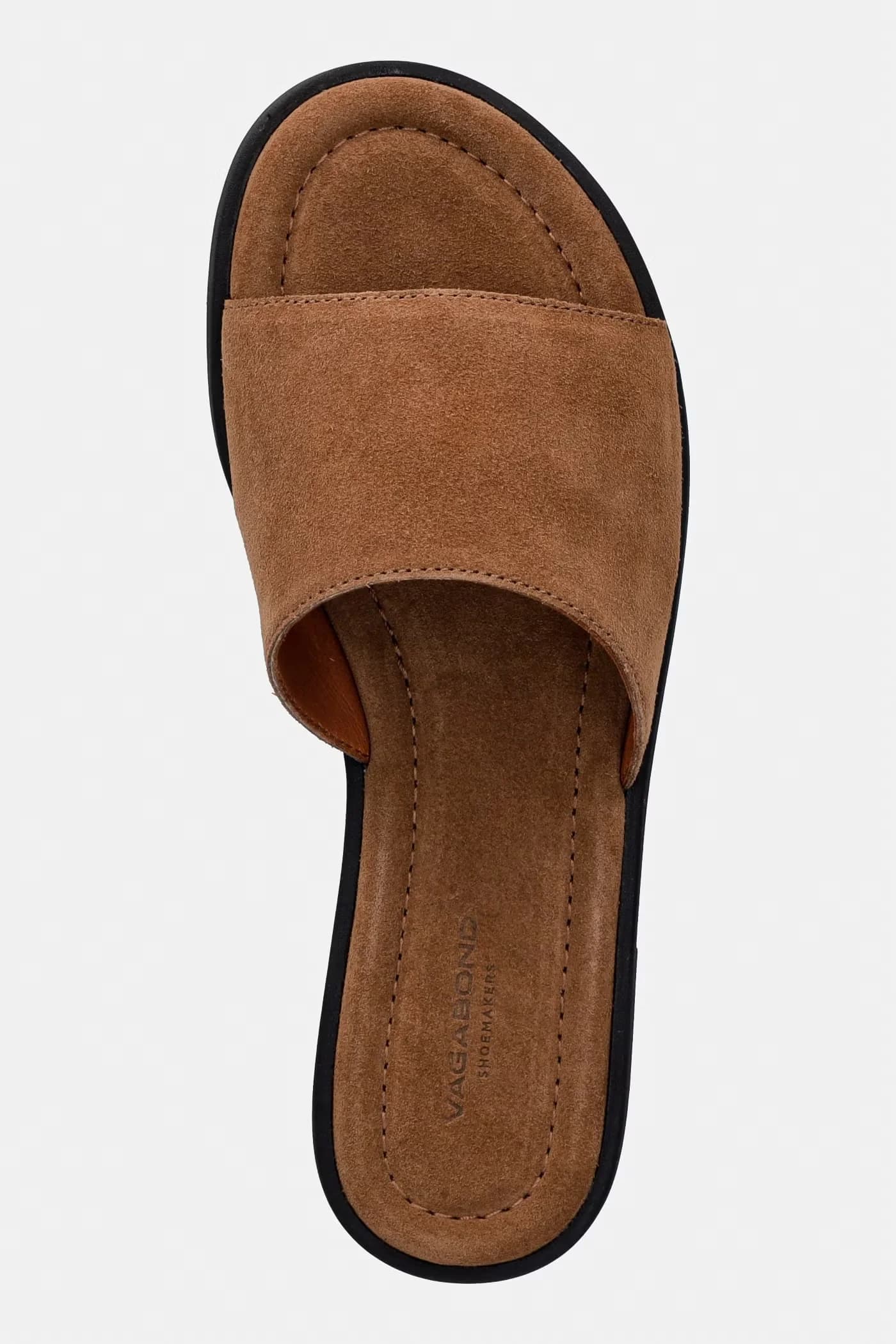 Женские замшевые шлепанцы на плоской подошве ZAIDA - фото 4