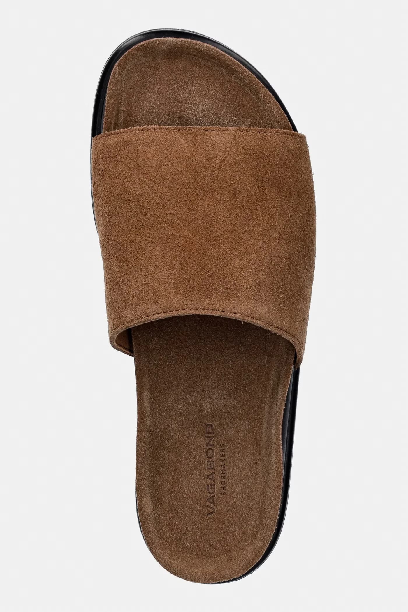 Женские замшевые шлепанцы на плоской подошве EFFIE - фото 4