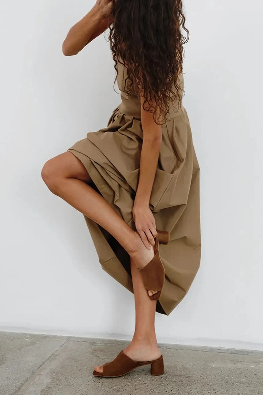 Женские замшевые туфли-лодочки PIPER на высоком каблуке - фото 5