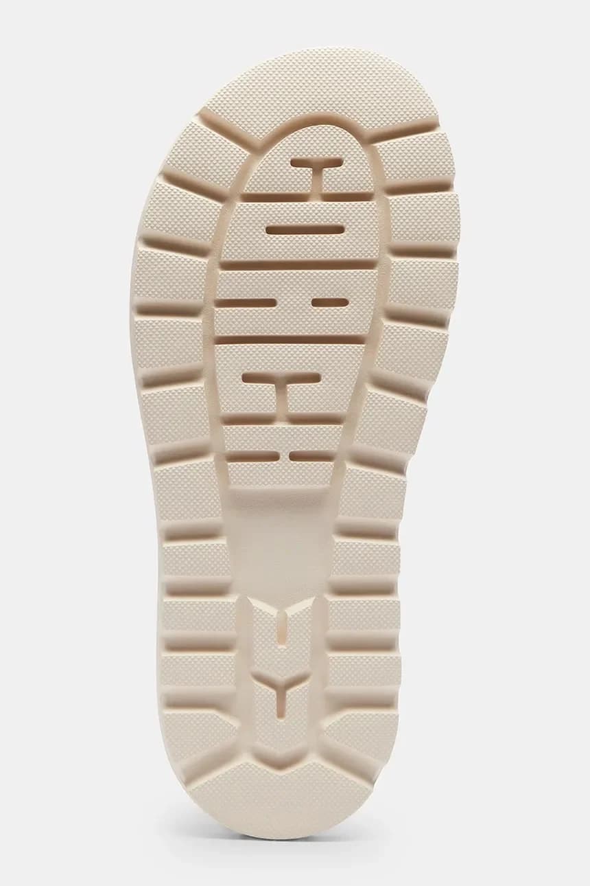 Женские кожаные туфли на плоской подошве Brynn Leather Slide Sandal - фото 5