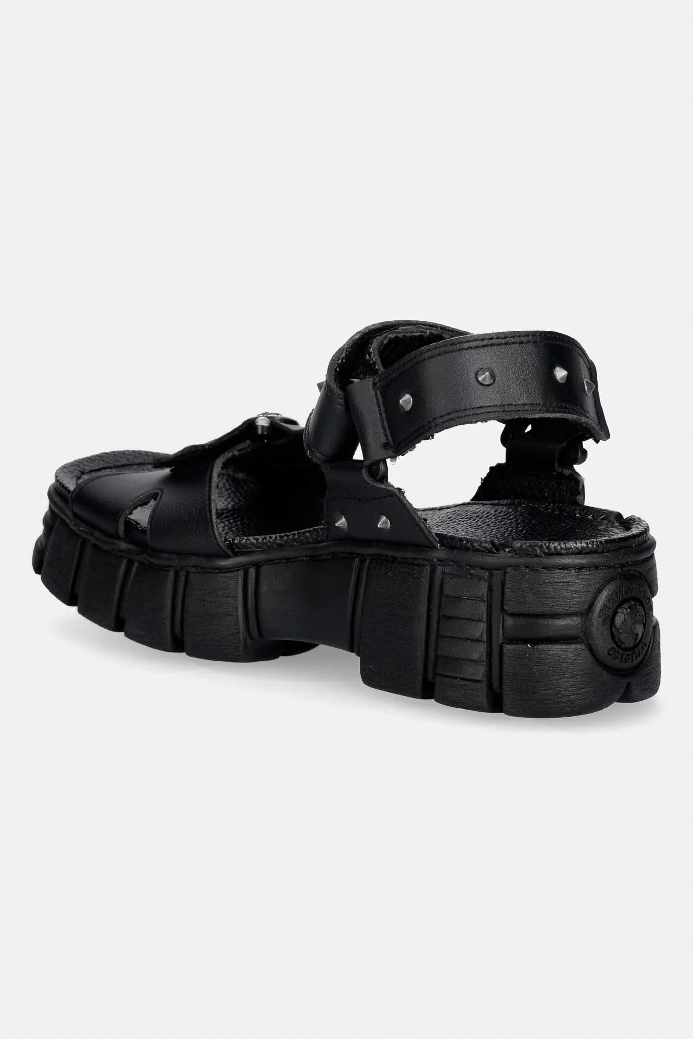 Женские босоножки на платформе VEGAN NEGRO, TOWER CASCO NEGRO LATERAL - фото 3
