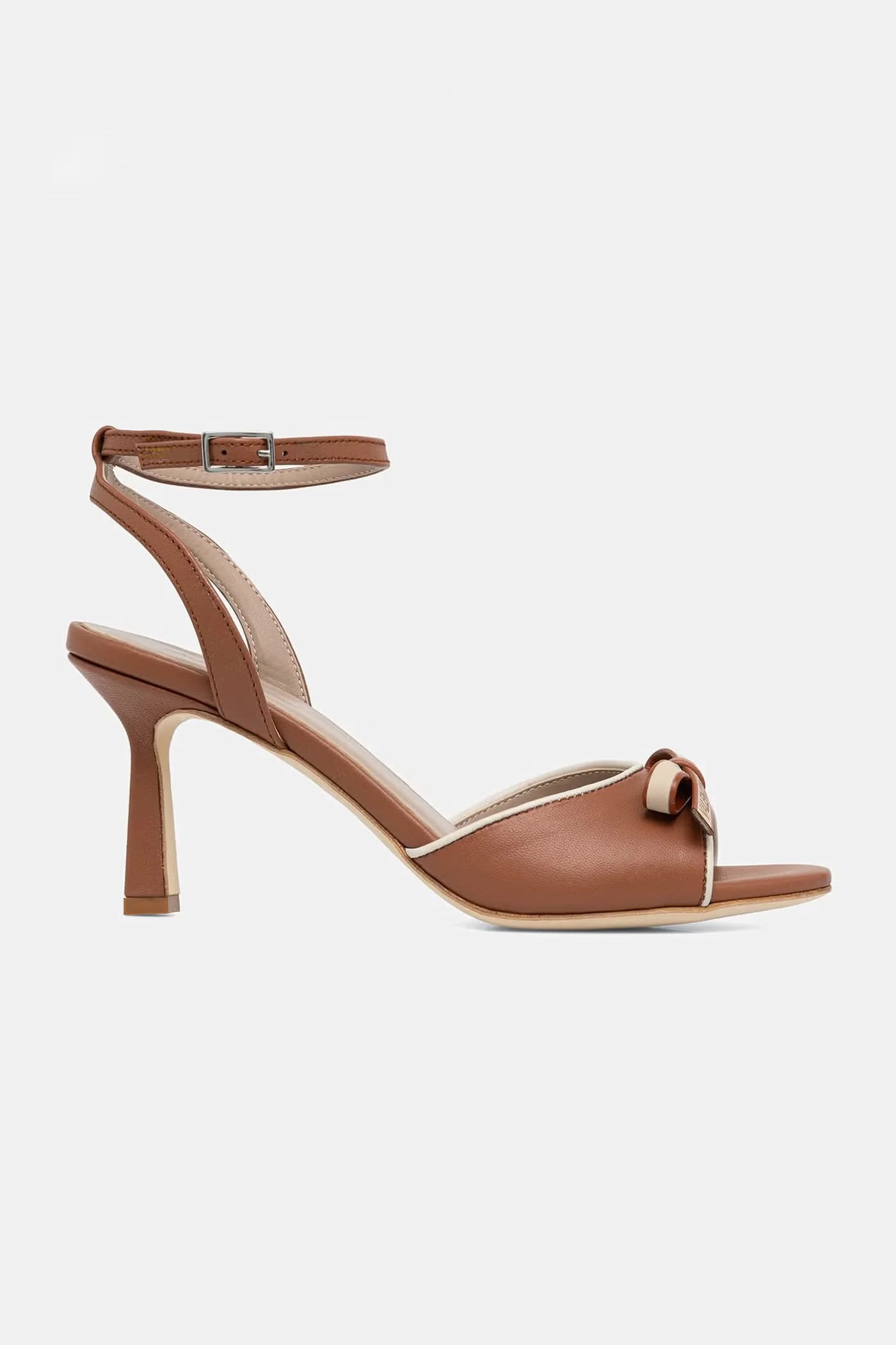 Кожаные босоножки на высоком каблуке CUOIO DRESS - фото 2