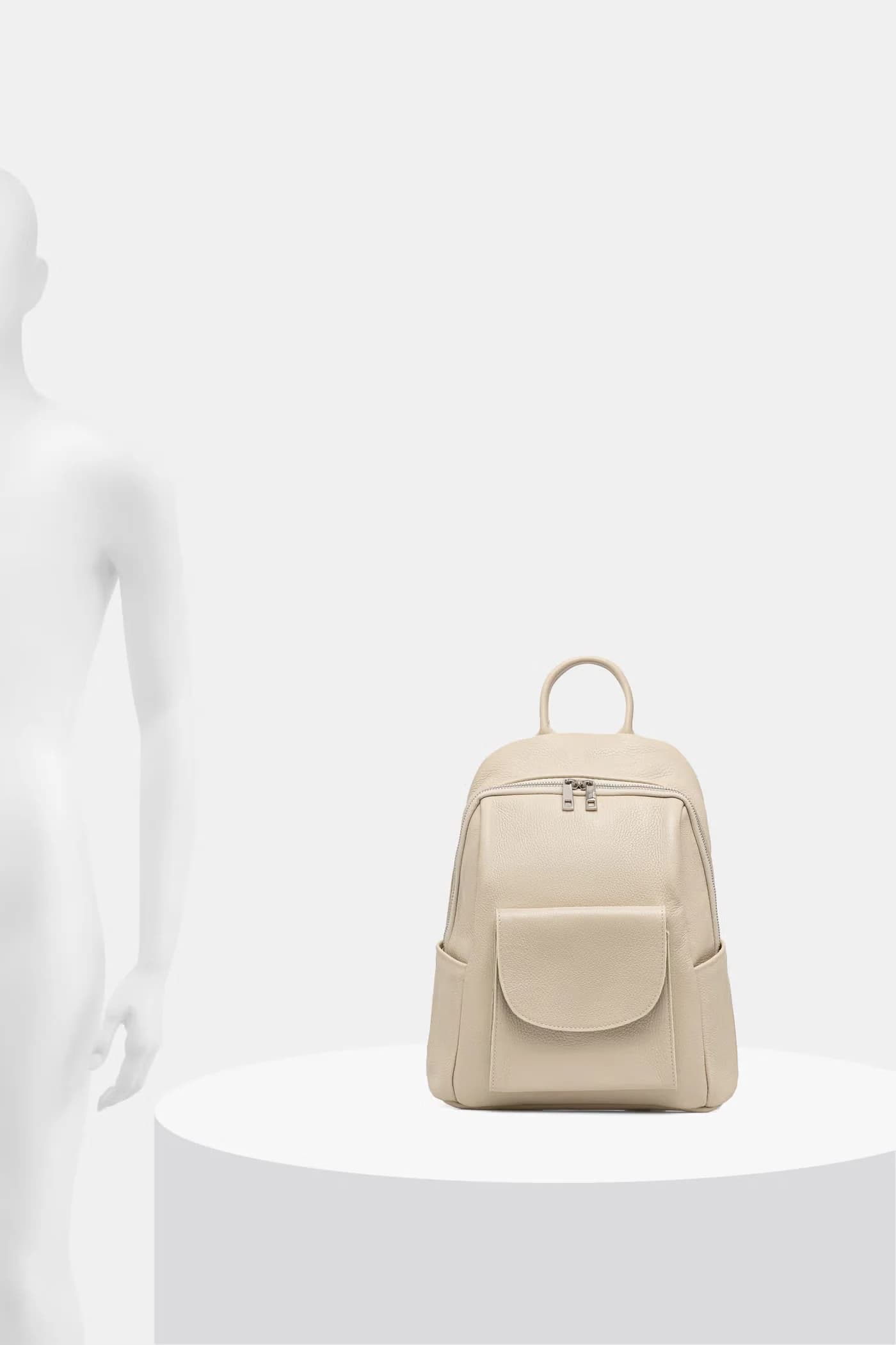 Женский кожаный рюкзак - фото 11