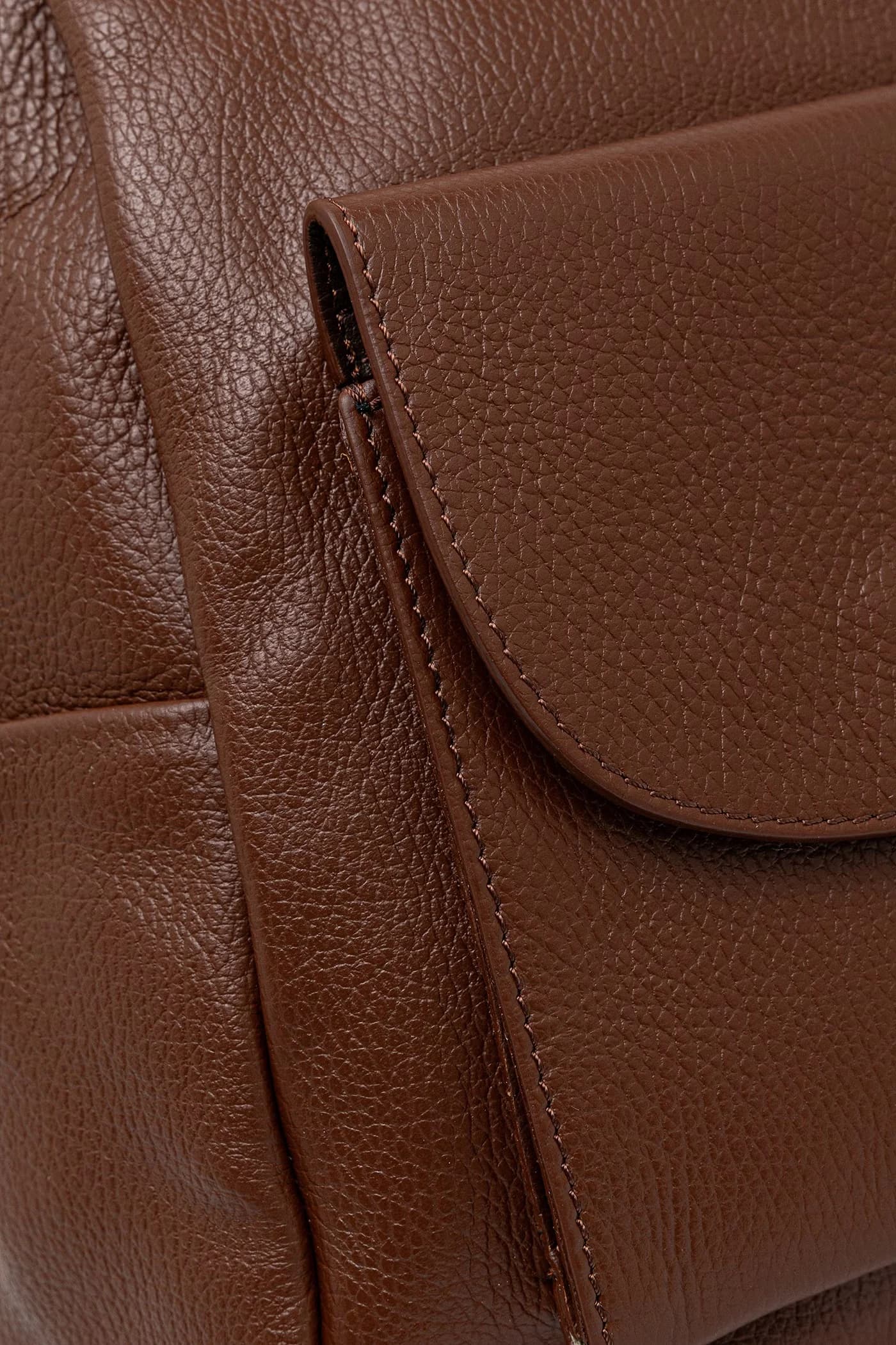 Женский кожаный рюкзак - фото 7