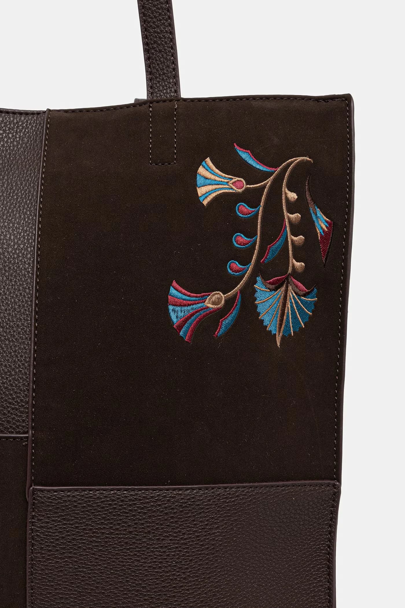 Женская сумка-шоппер из искусственной кожи. - фото 9