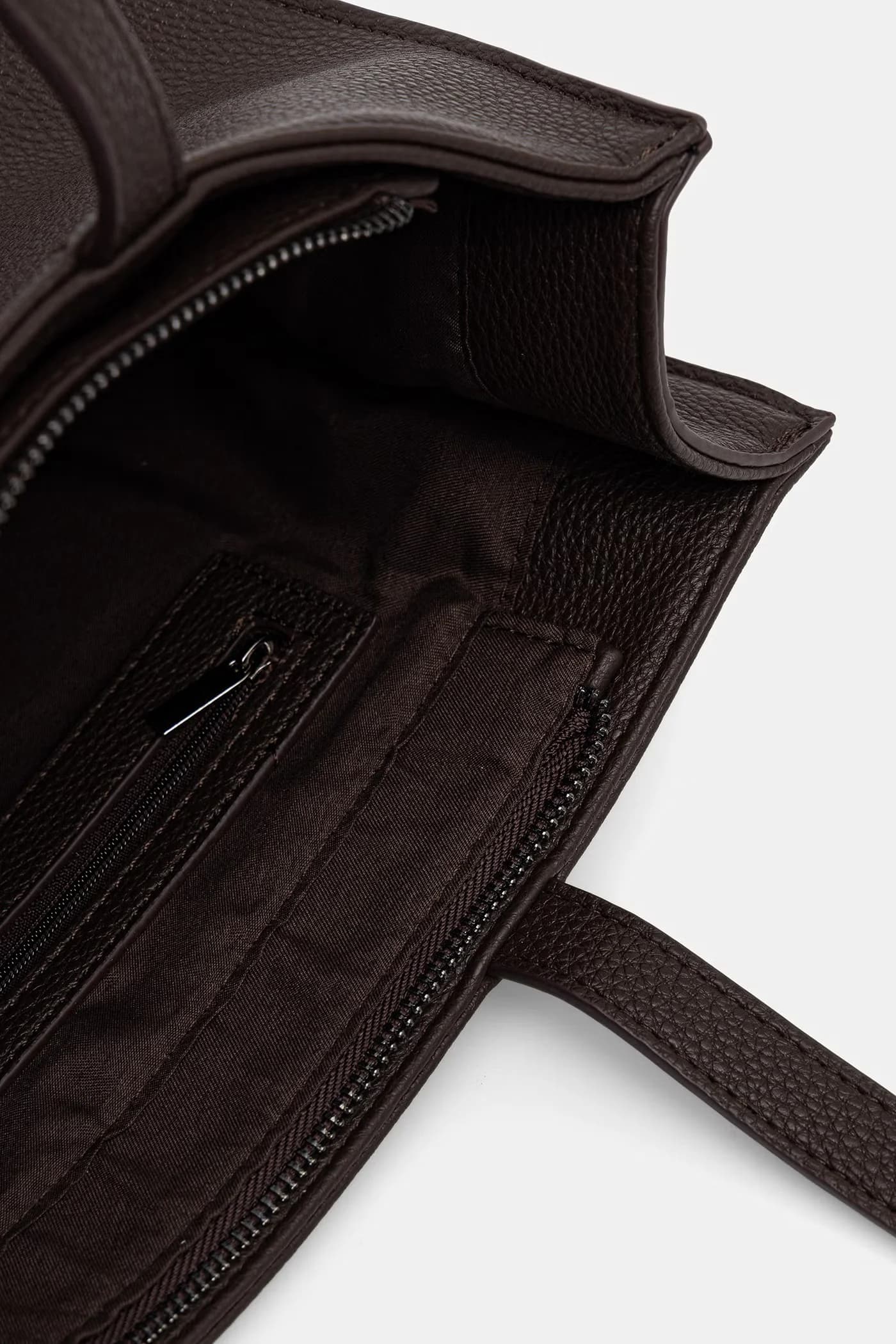 Женская сумка-шоппер из искусственной кожи. - фото 11