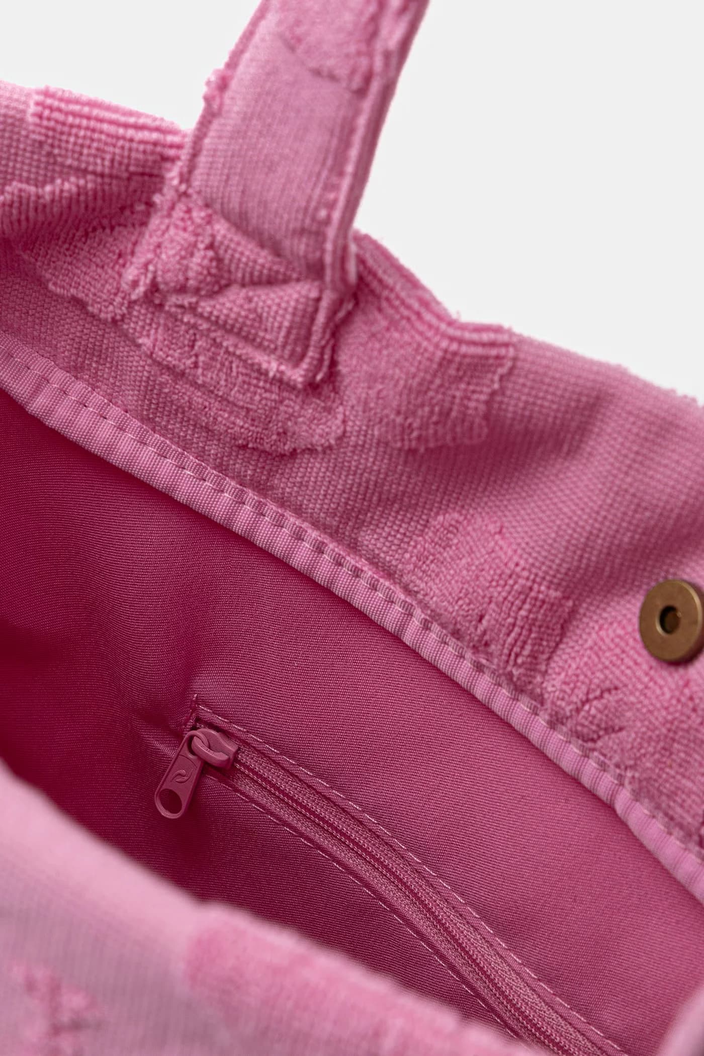 Женская сумка из хлопка MIXED TERRY - фото 5