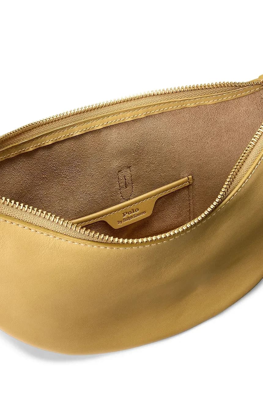 Женская кожаная сумочка с круассанами - фото 5