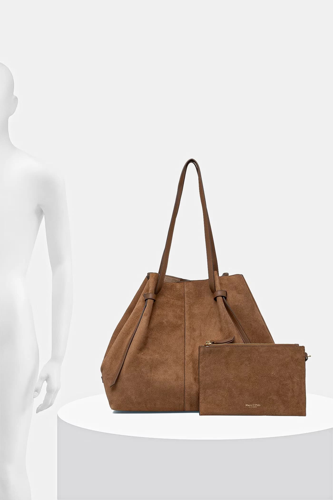 Женская кожаная сумка-шоппер - фото 9