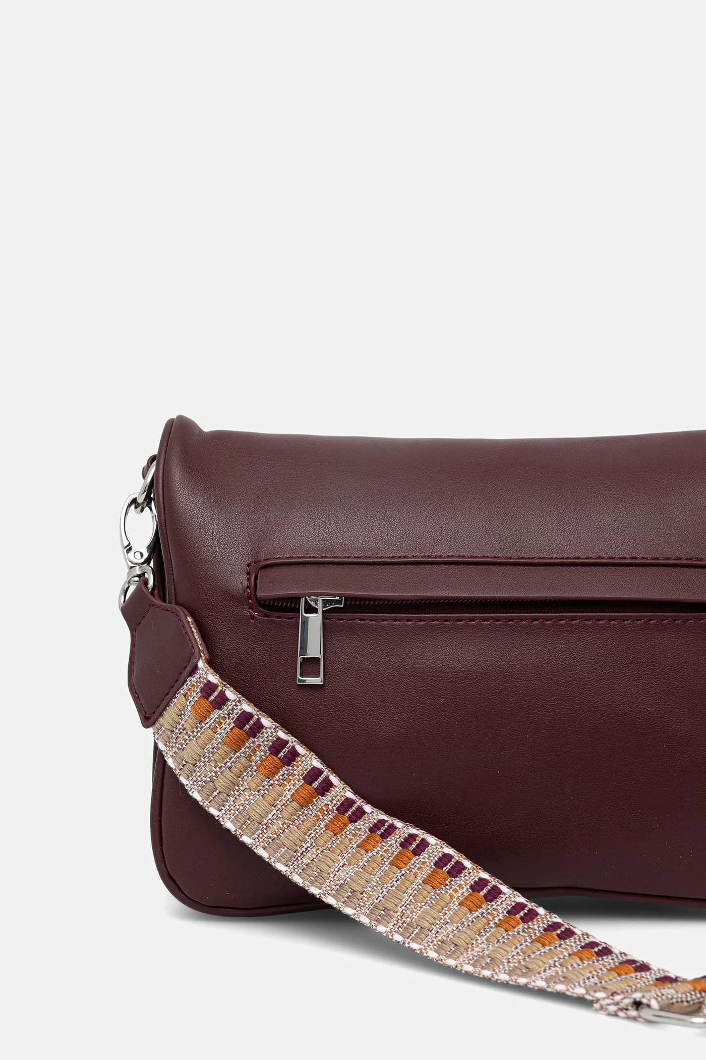 Женская сумка через плечо из искусственной кожи. - фото 3