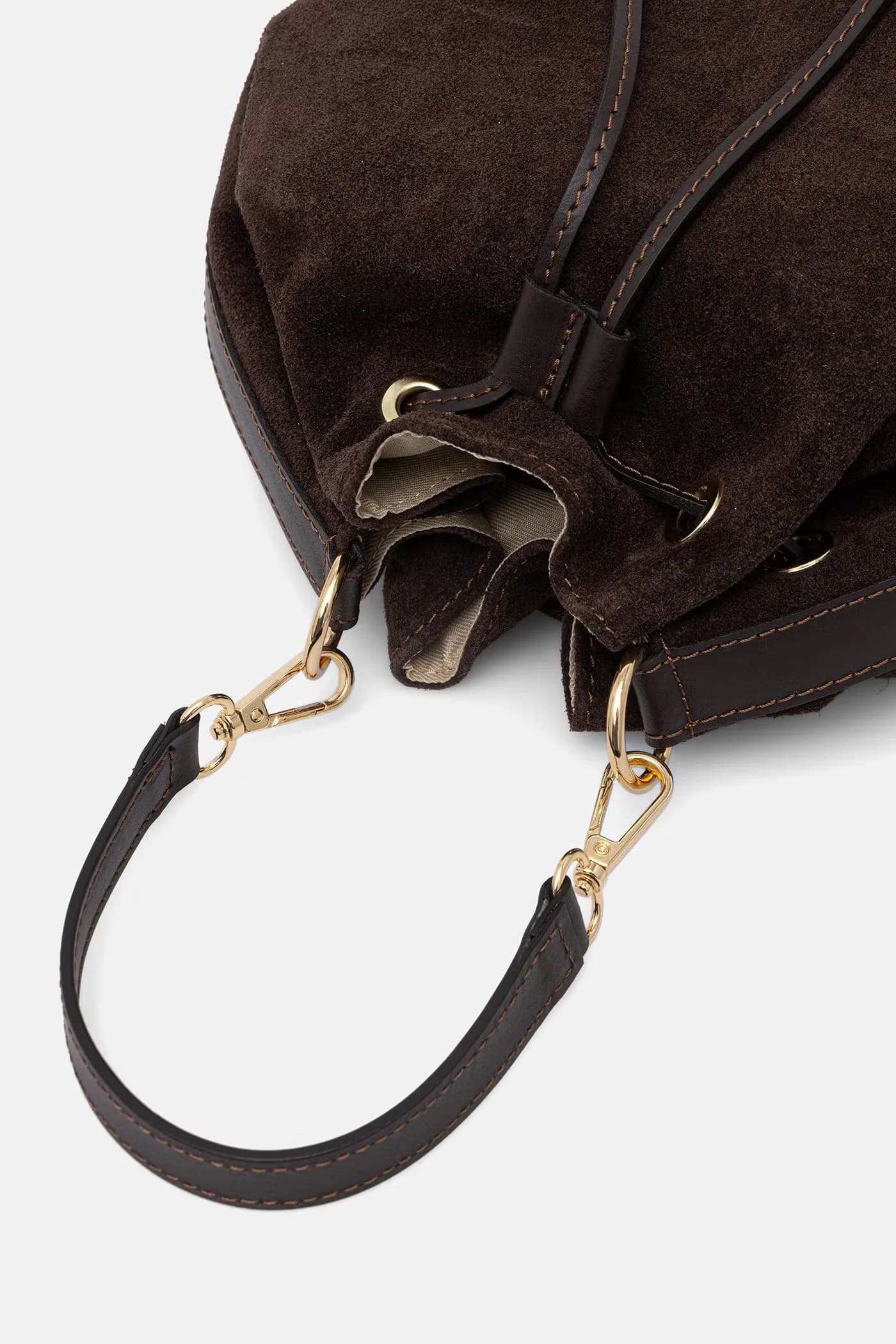 Женская замшевая сумка - фото 5