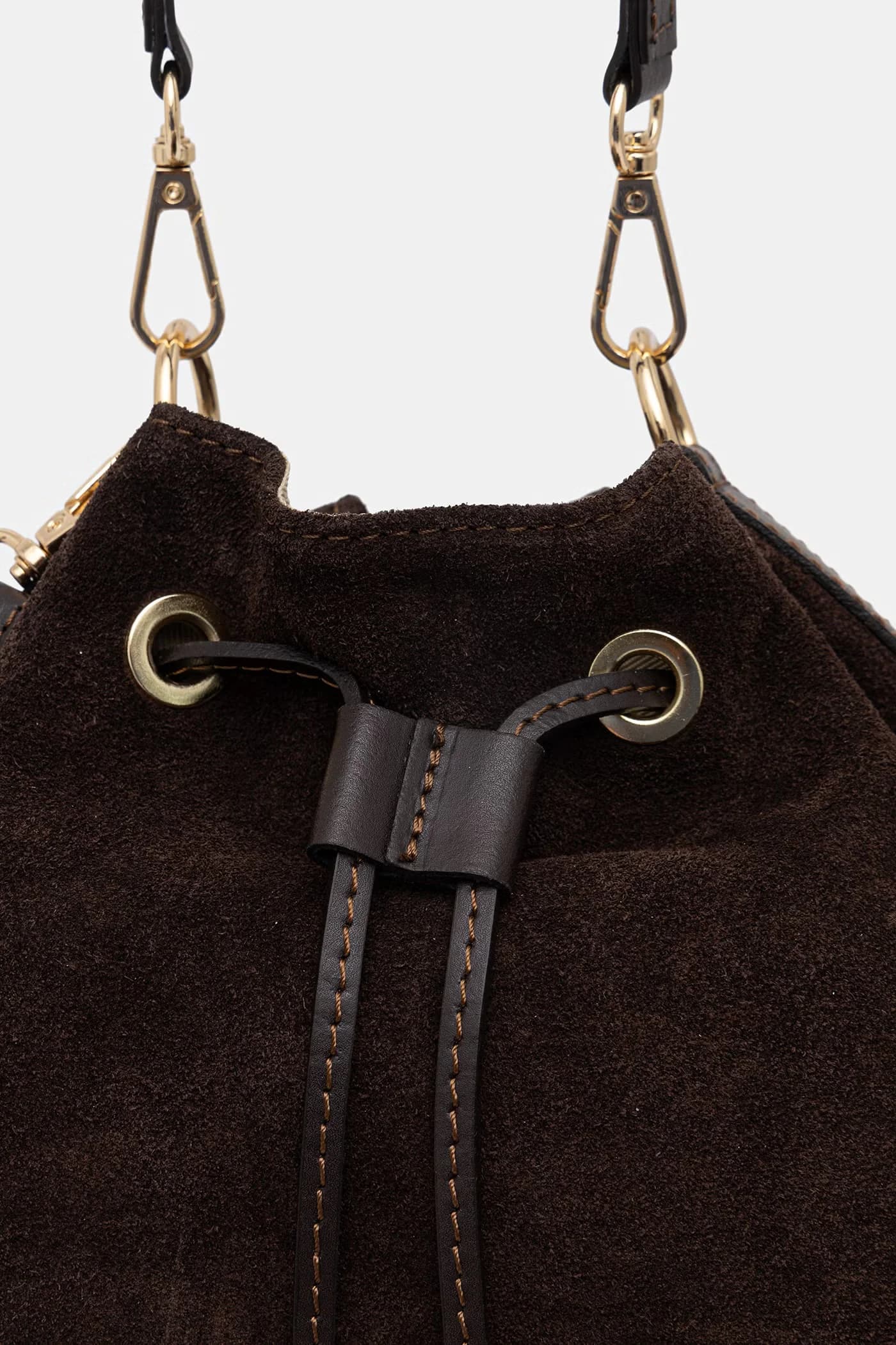 Женская замшевая сумка - фото 6