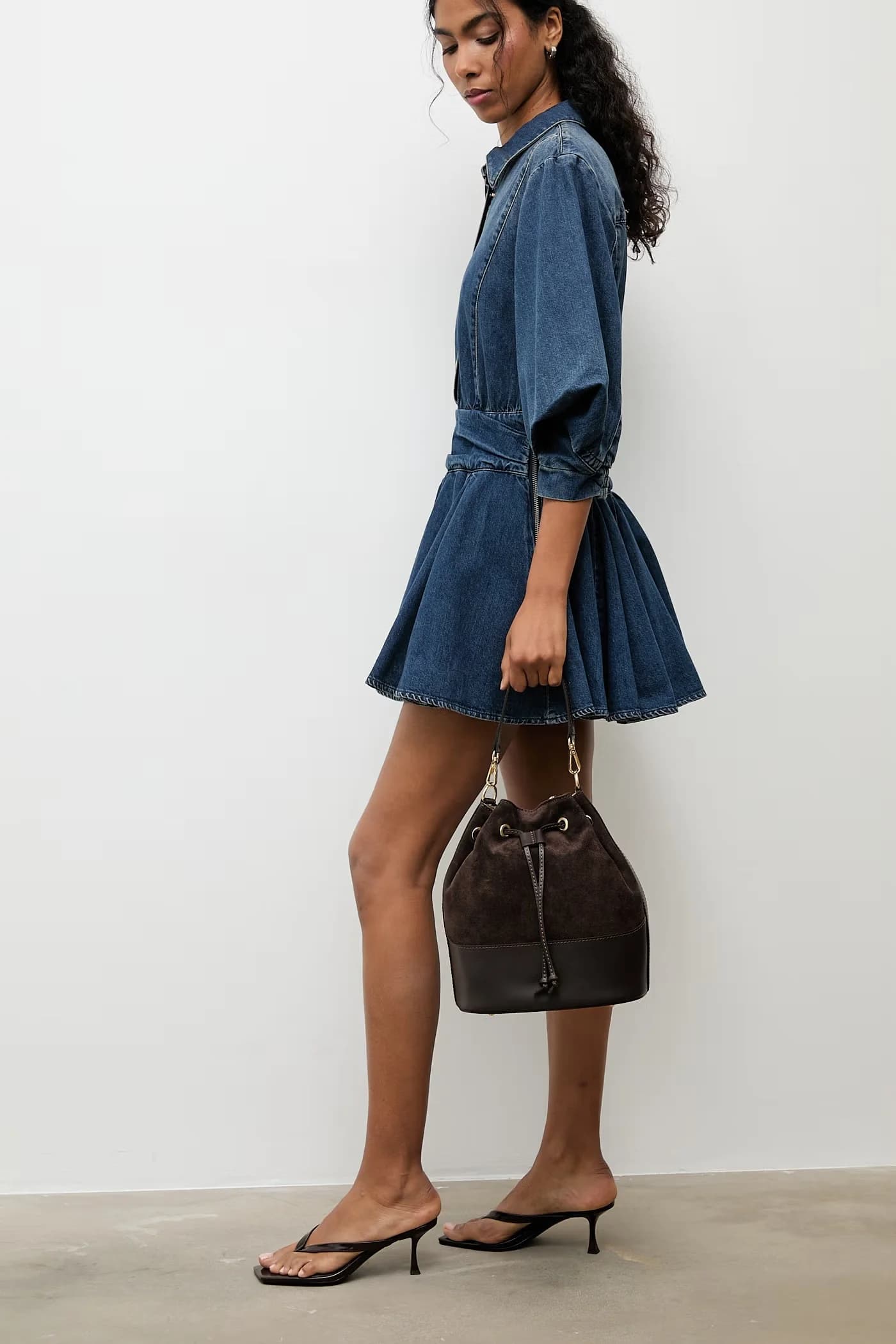 Женская замшевая сумка - фото 8