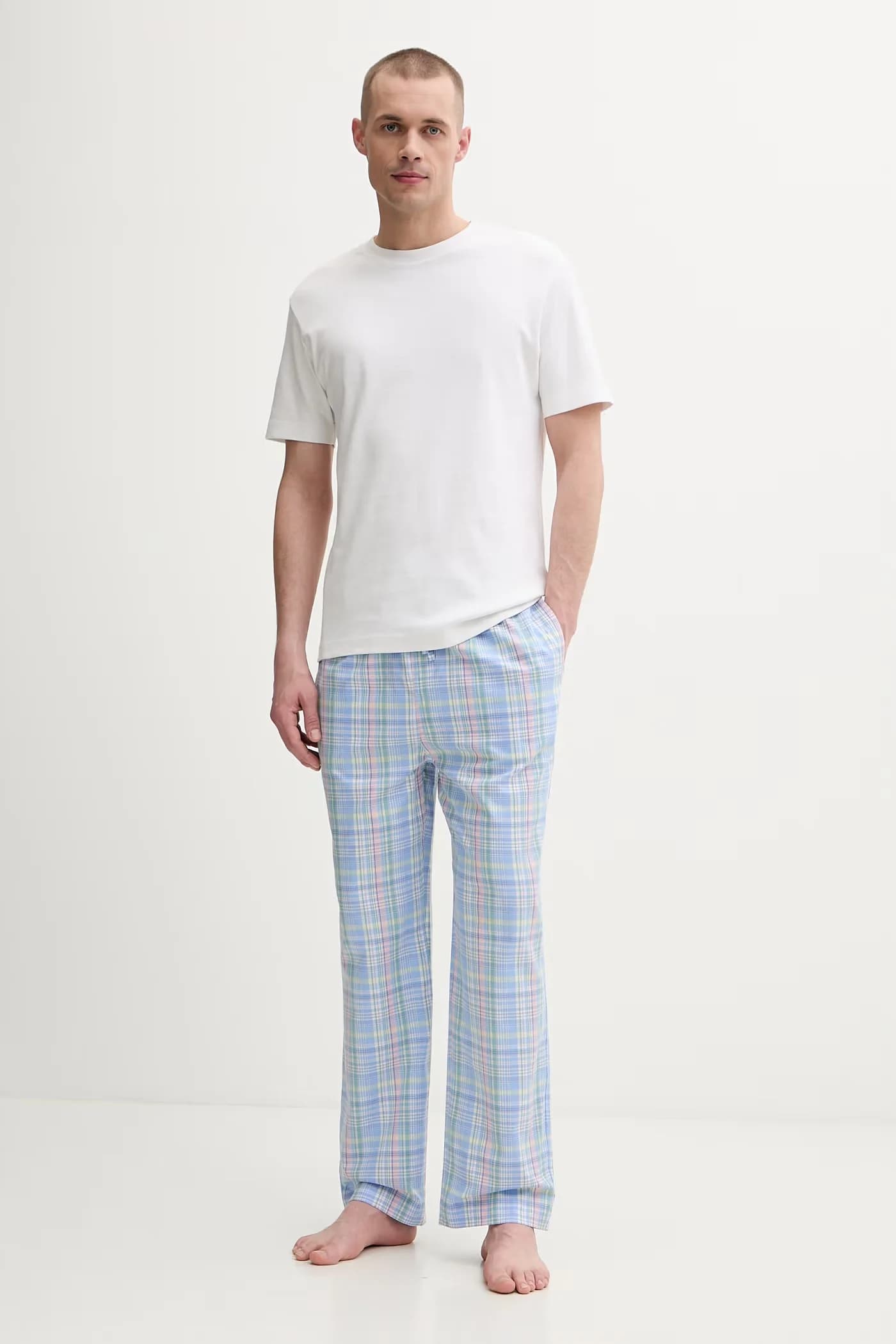 Мужские хлопковые пижамные штаны - фото 2