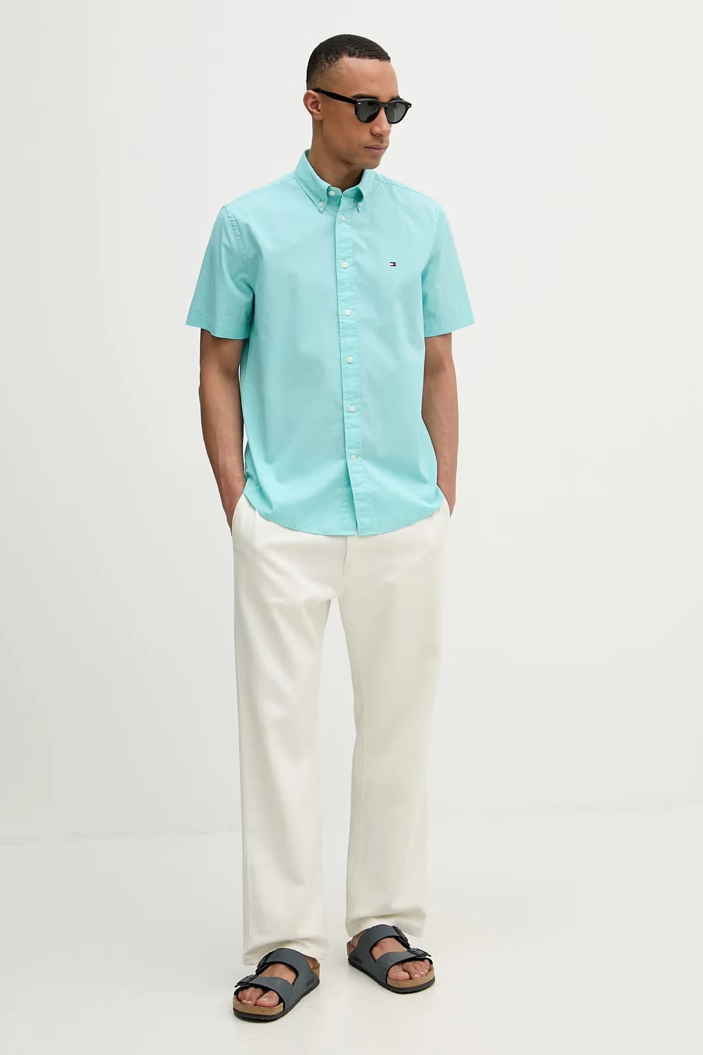 Мужская хлопковая рубашка - фото 2