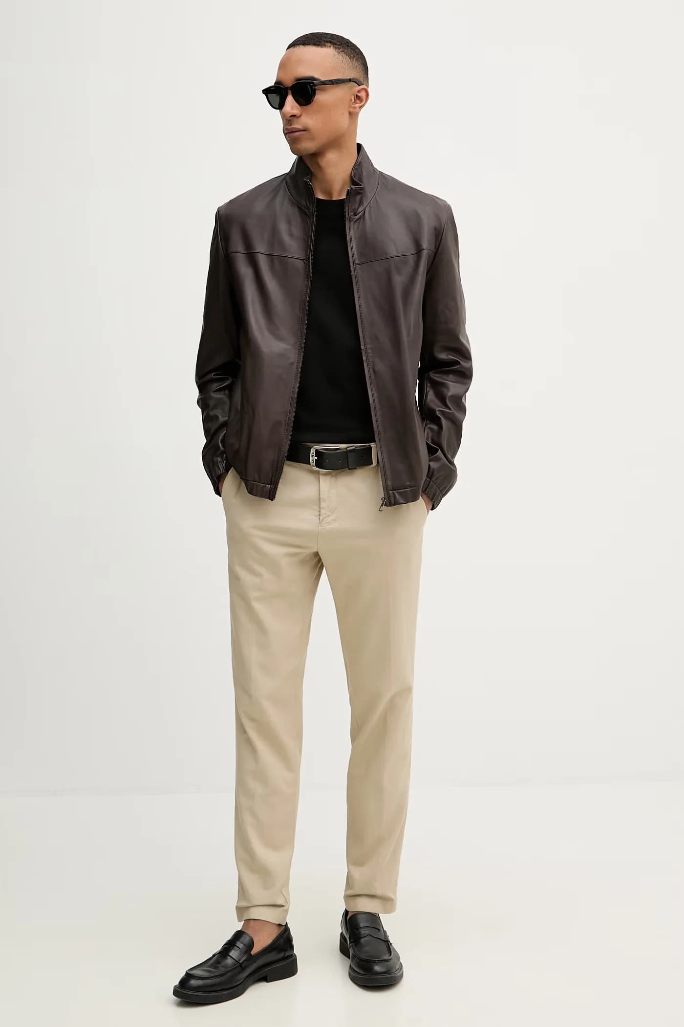 Куртка пилота мужская кожаная BOSS X David Beckham - фото 3