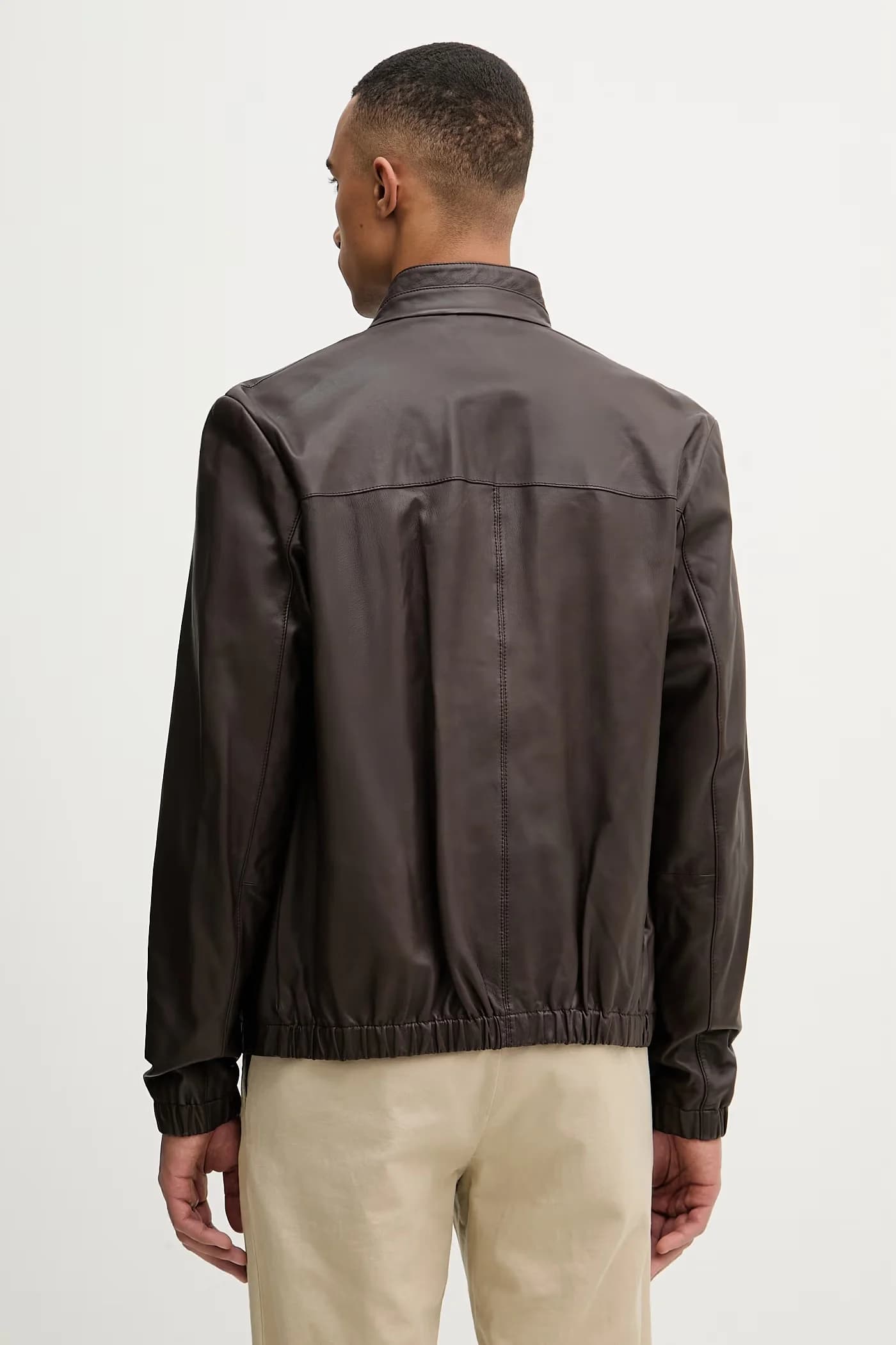 Куртка пилота мужская кожаная BOSS X David Beckham - фото 5