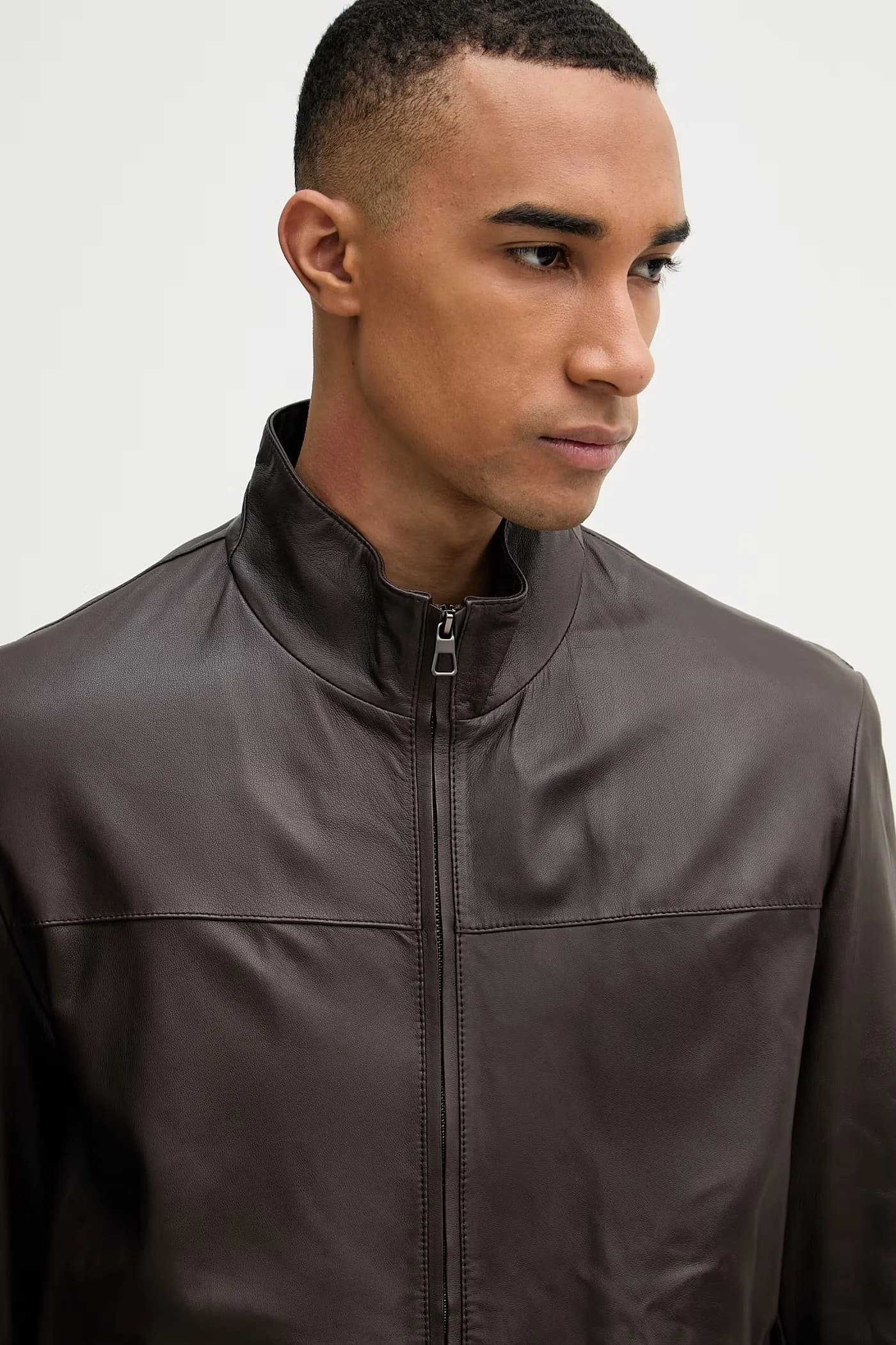 Куртка пилота мужская кожаная BOSS X David Beckham - фото 7