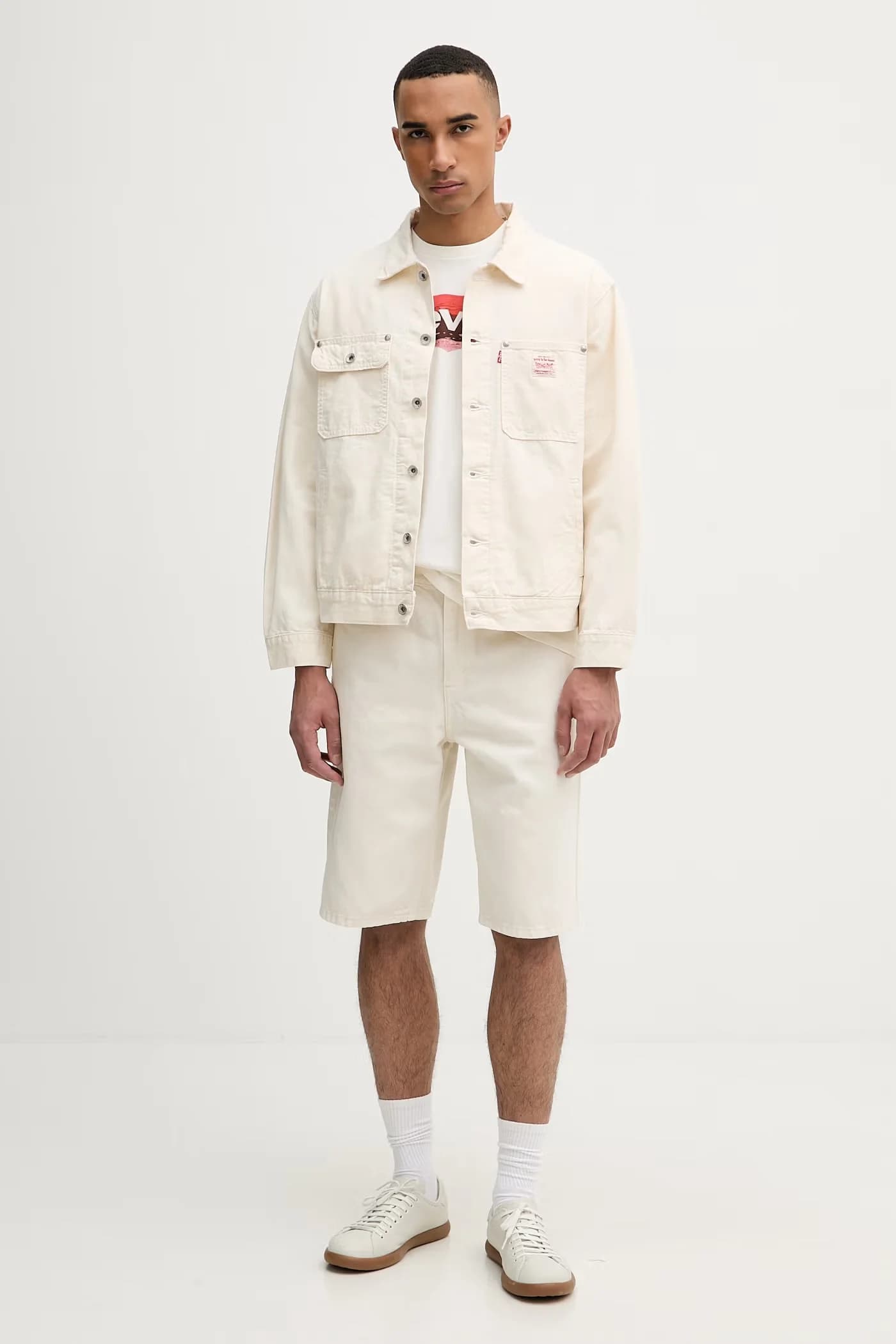 Мужская джинсовая куртка из хлопка SUNRISE TRUCKER x WORKWEAR - фото 3