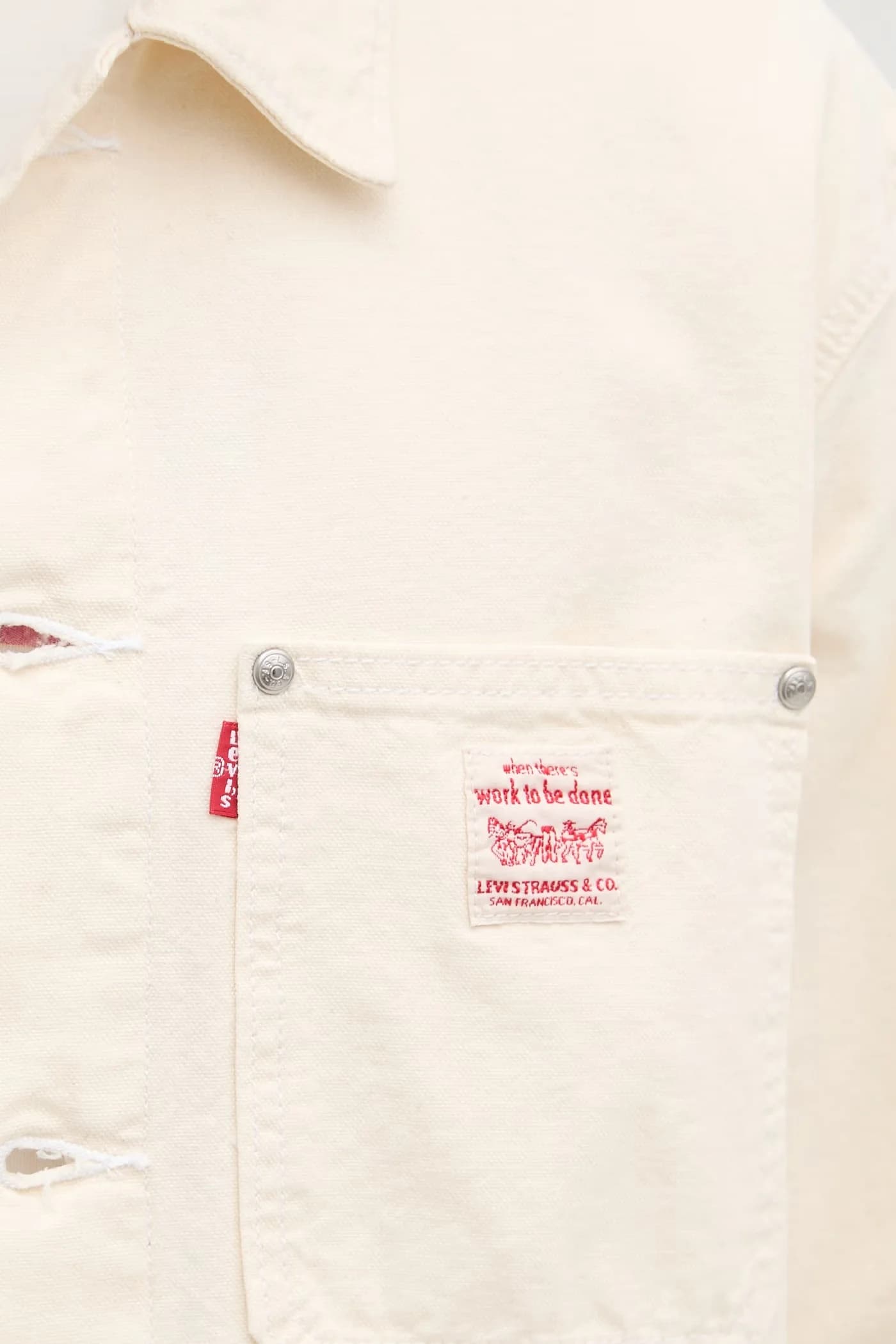 Мужская джинсовая куртка из хлопка SUNRISE TRUCKER x WORKWEAR - фото 9