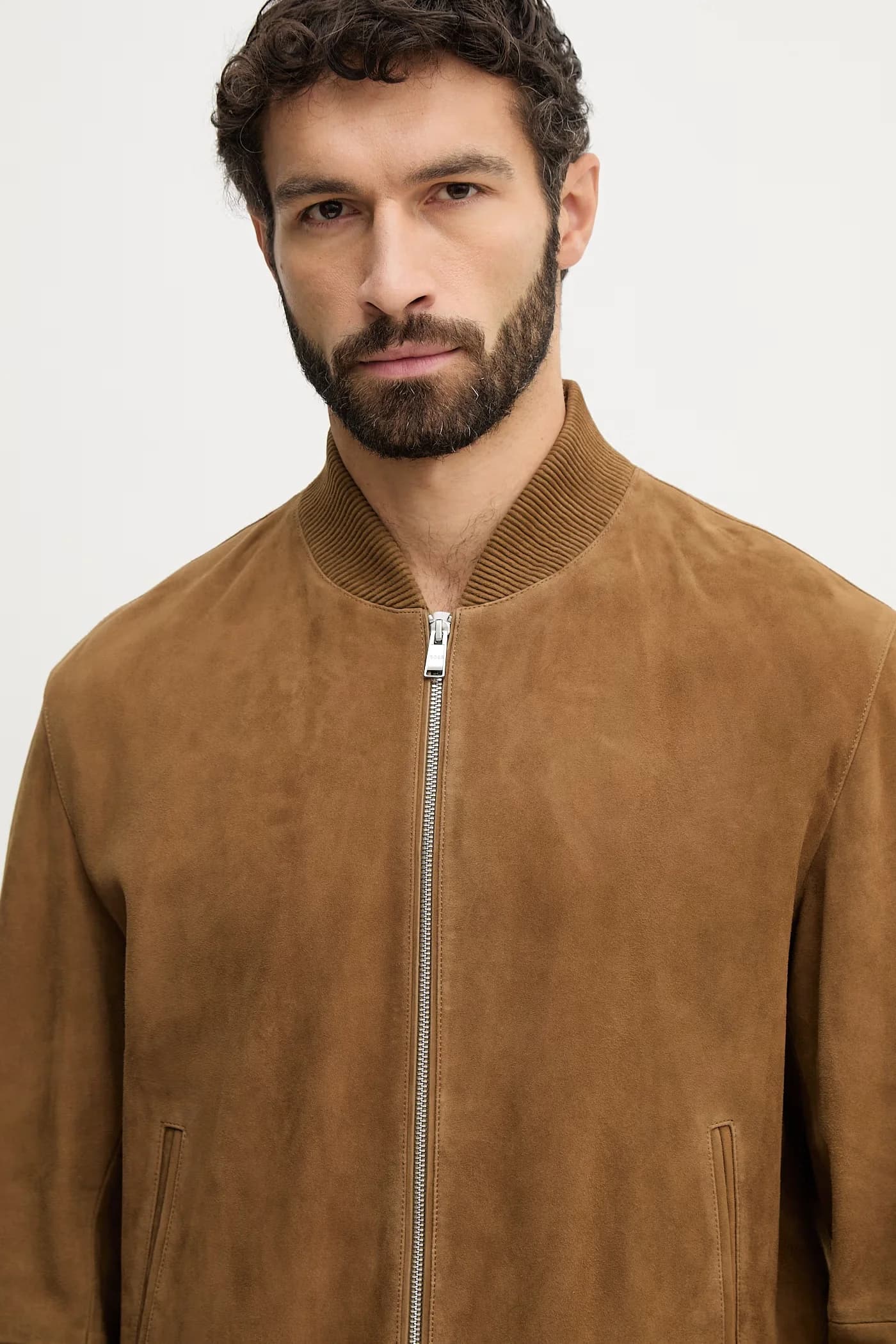 замшевый бомбер H-Muller - фото 7