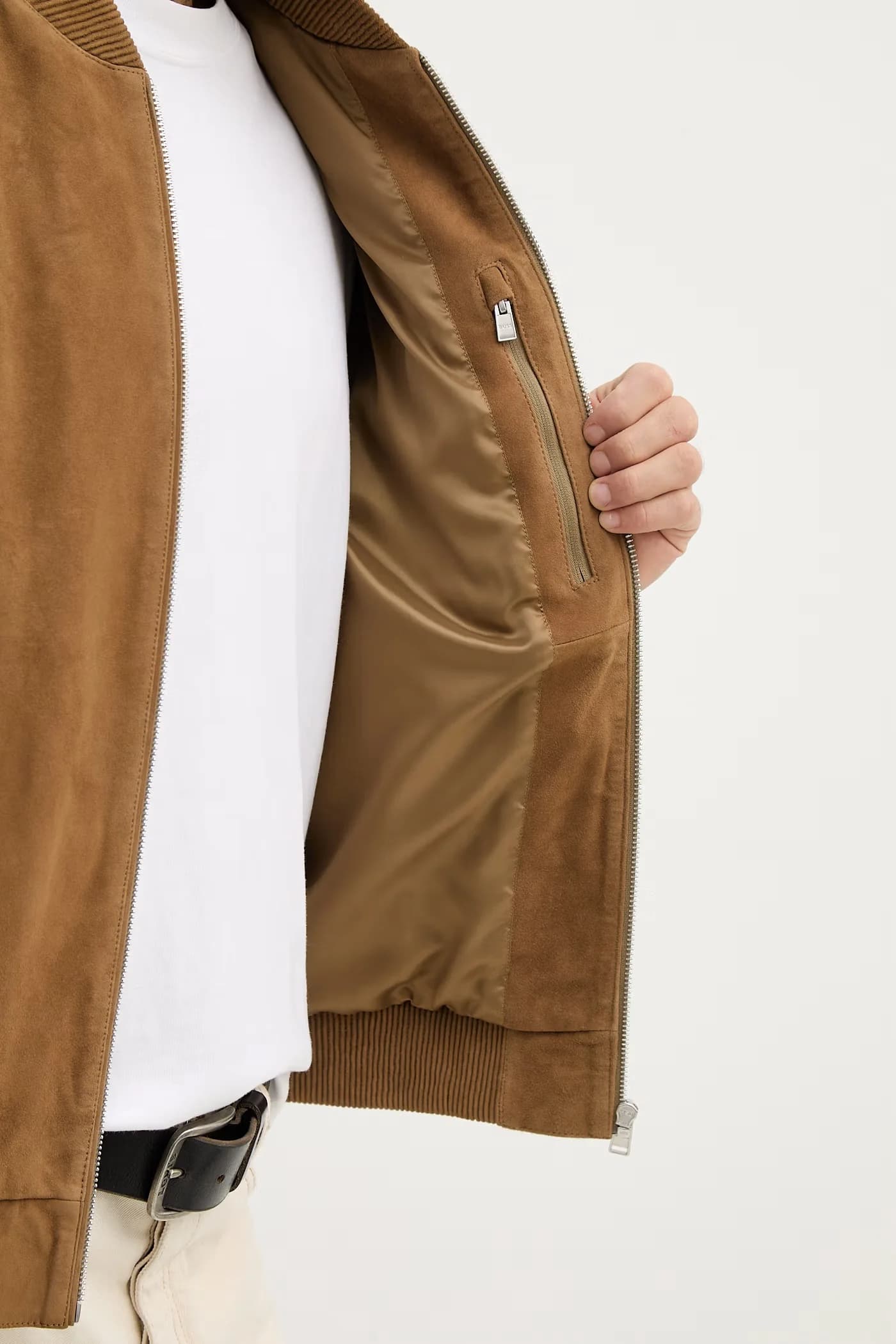 замшевый бомбер H-Muller - фото 11