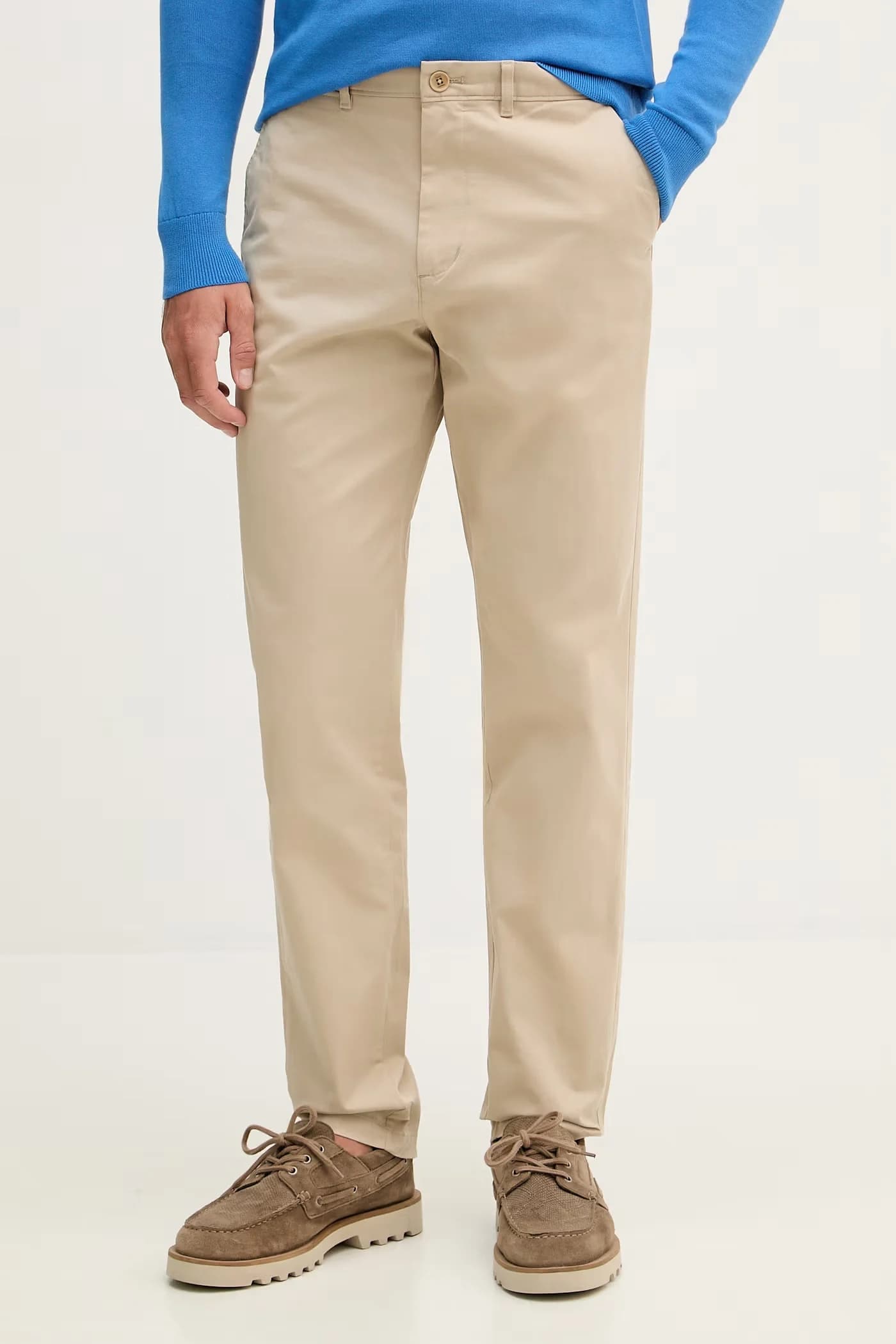 Мужские брюки из хлопка с эластаном