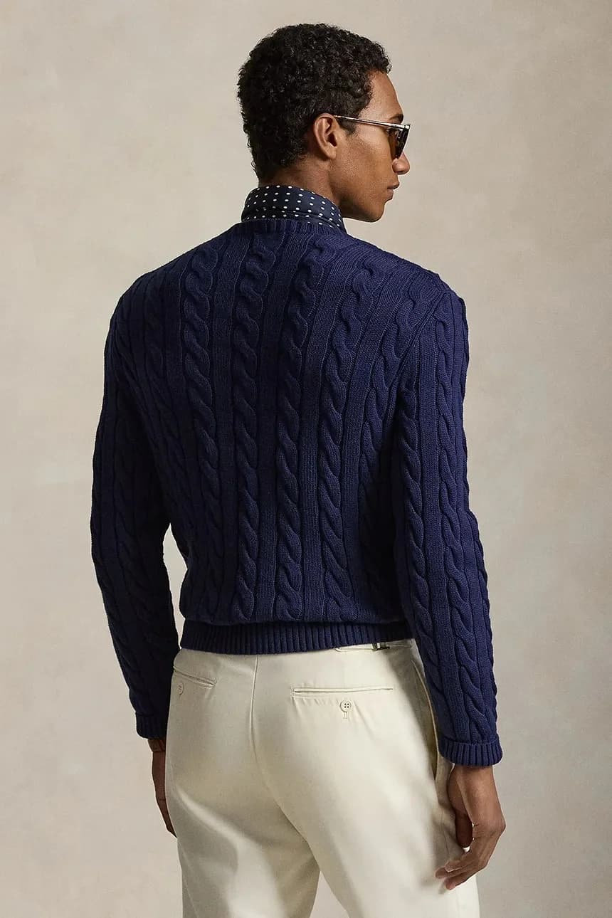 Мужской хлопковый свитер - фото 3