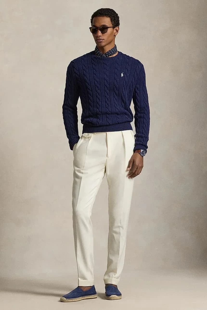 Мужской хлопковый свитер - фото 5