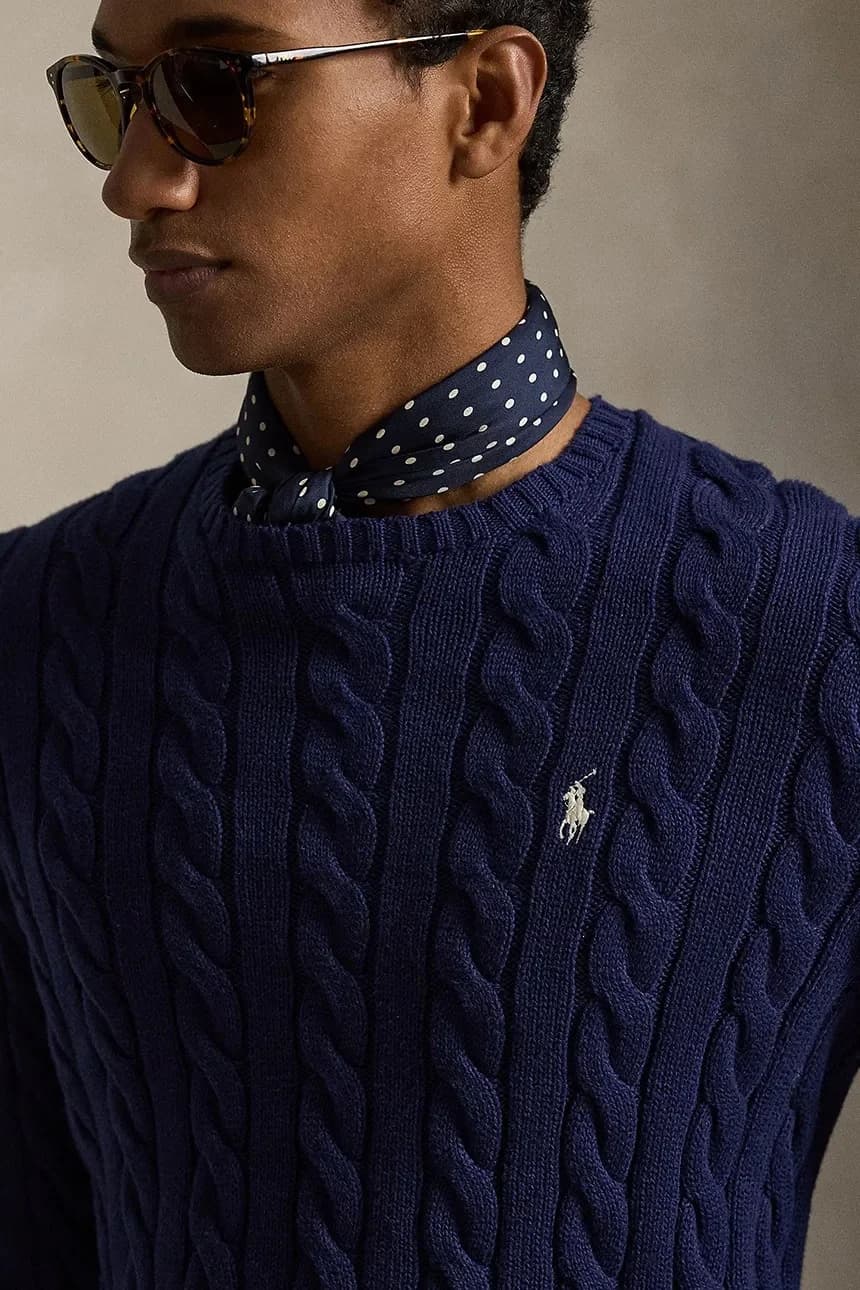 Мужской хлопковый свитер - фото 7