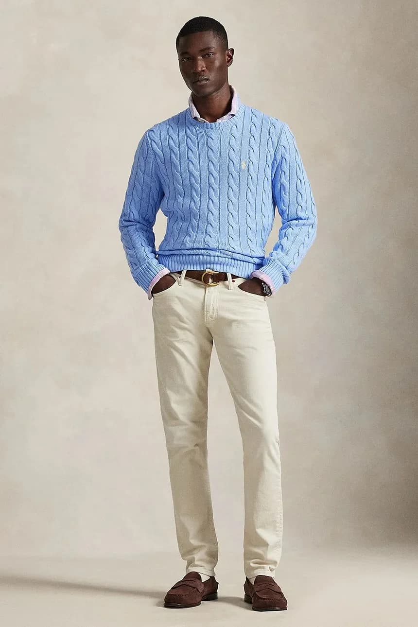 Мужской хлопковый свитер - фото 5