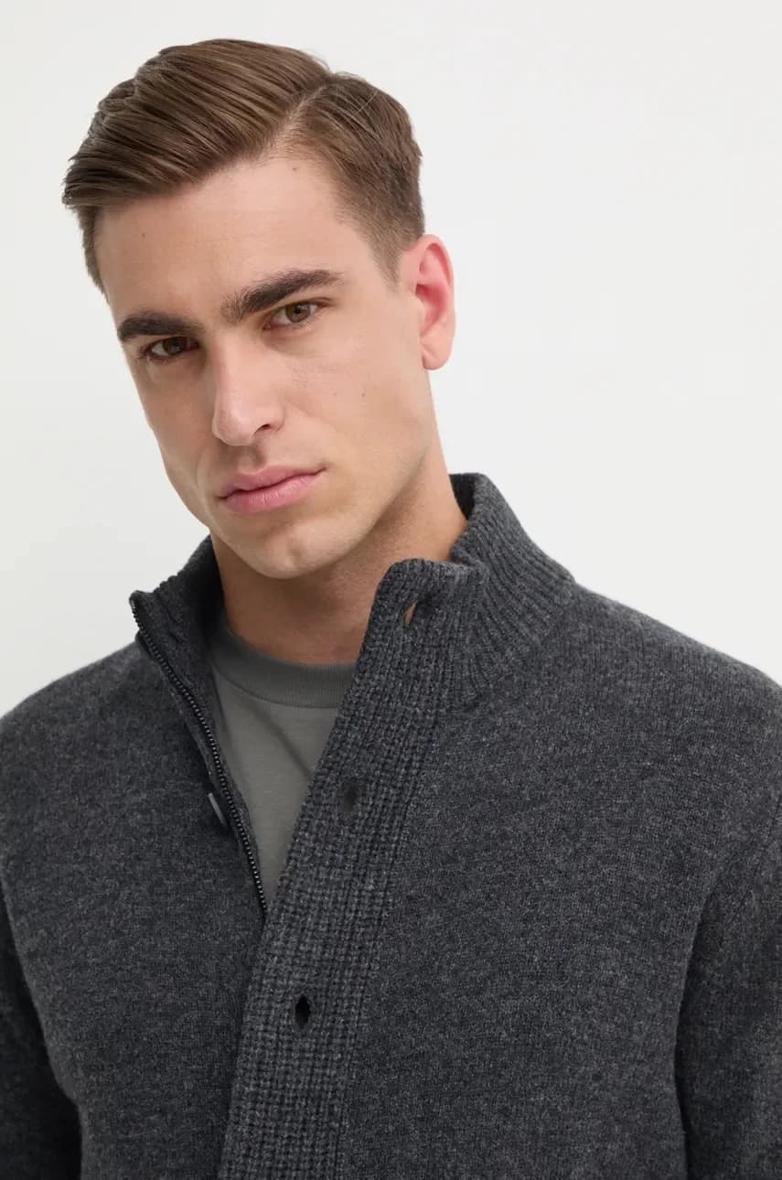 Шерстяной кардиган - фото 4