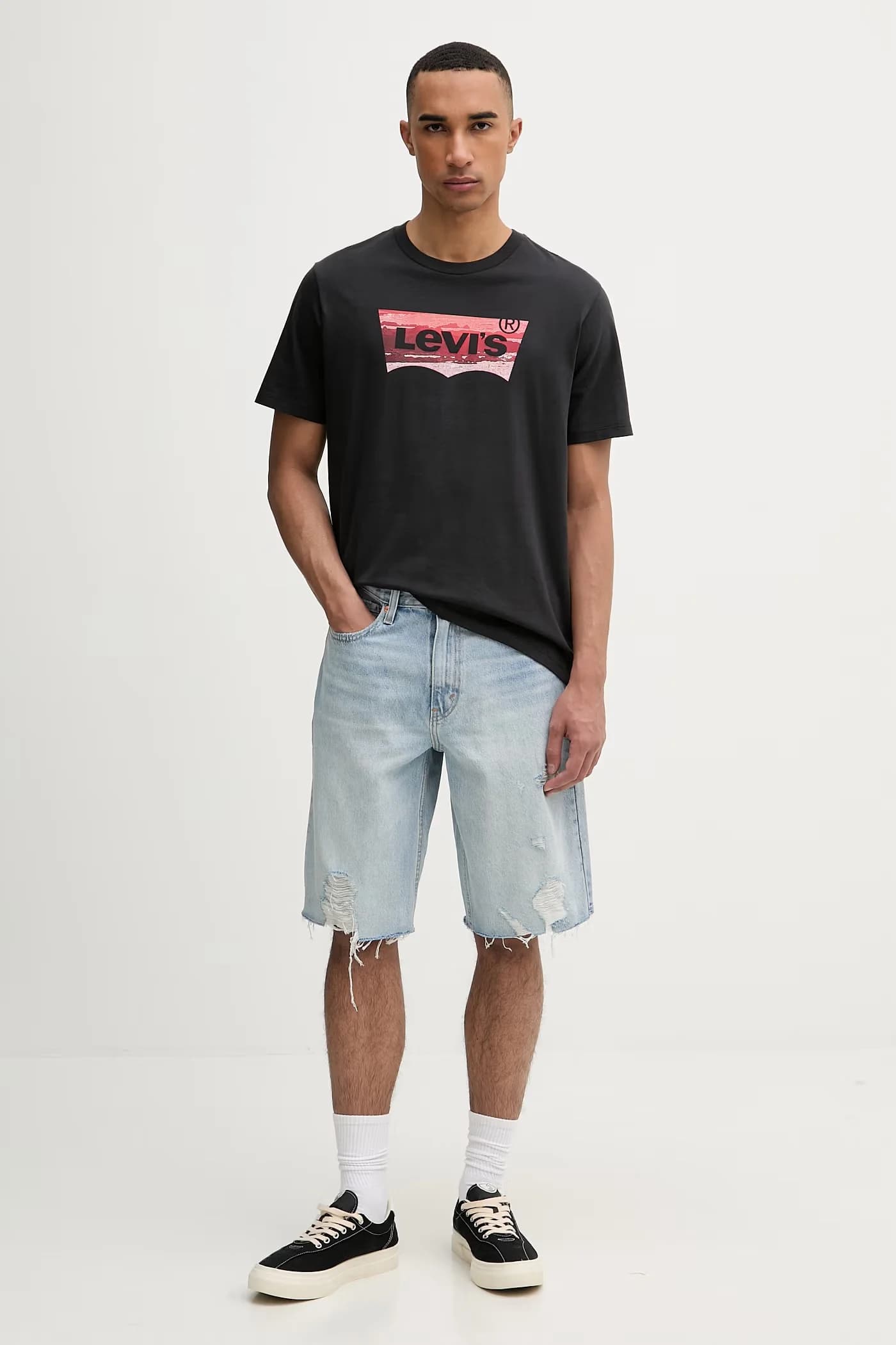 Мужские джинсовые шорты 469 LOOSE - фото 2